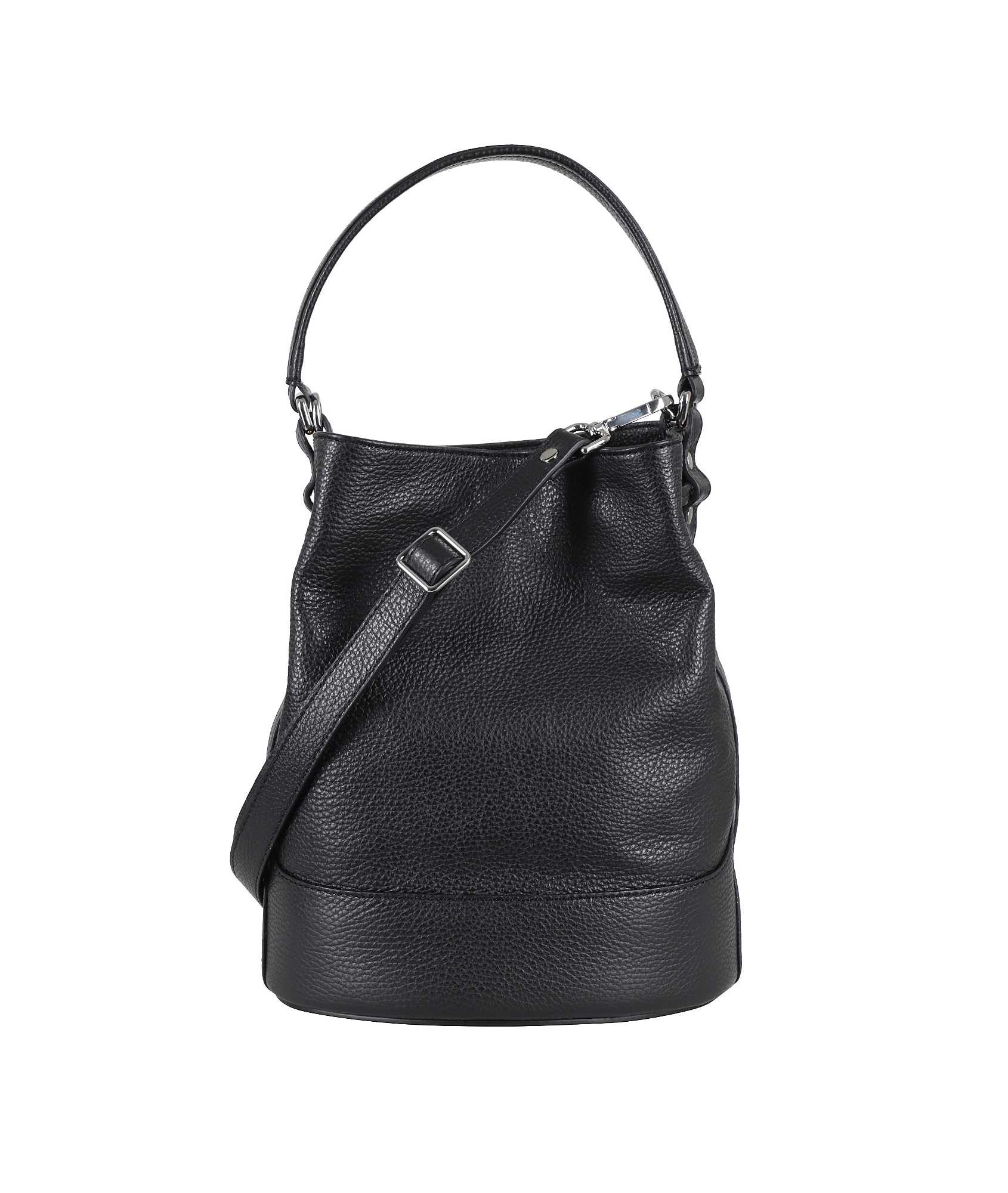 Zanellato Single Handle Shoulder Bag In Black