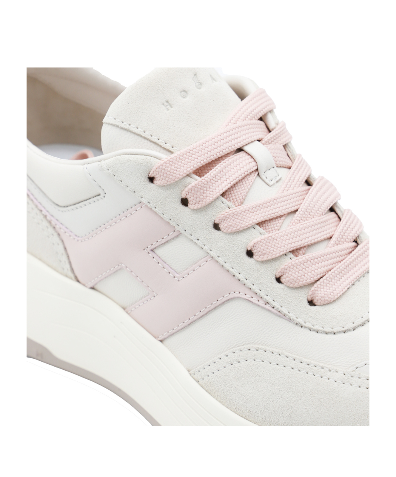 Hogan Leather Sneakers In White