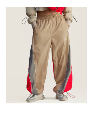 Adidas By Stella Mccartney Panelled Track Pants In Nude