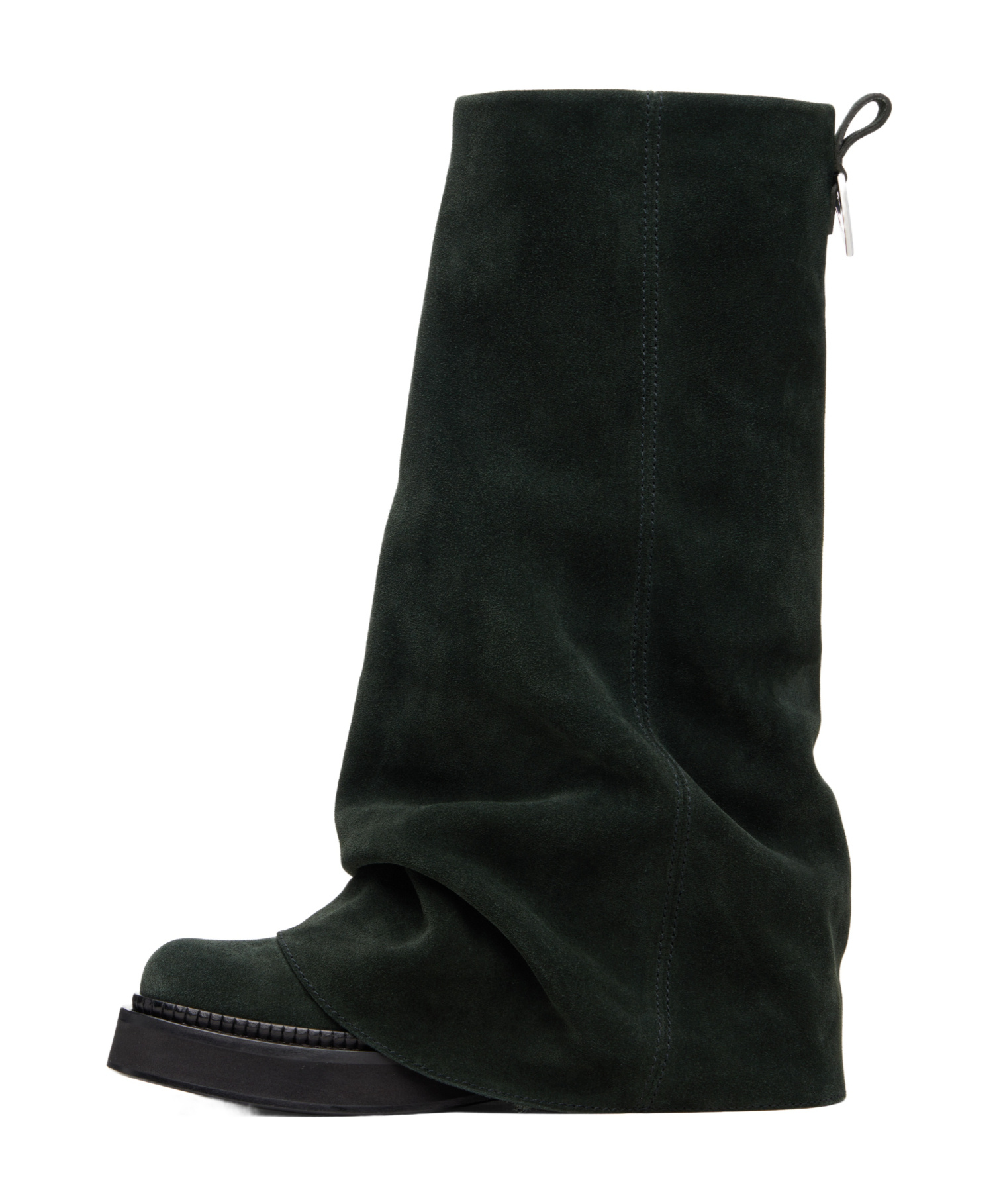 Attico Robin Combat Thigh-high Boots In Animal Print