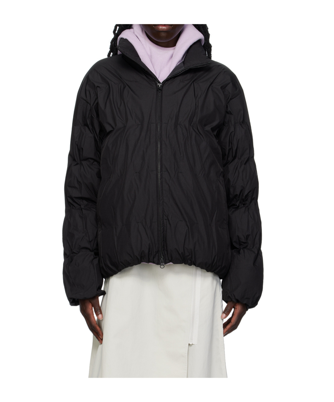 Post Archive Faction (paf) Ssense Exclusive Black Down Jacket In Black