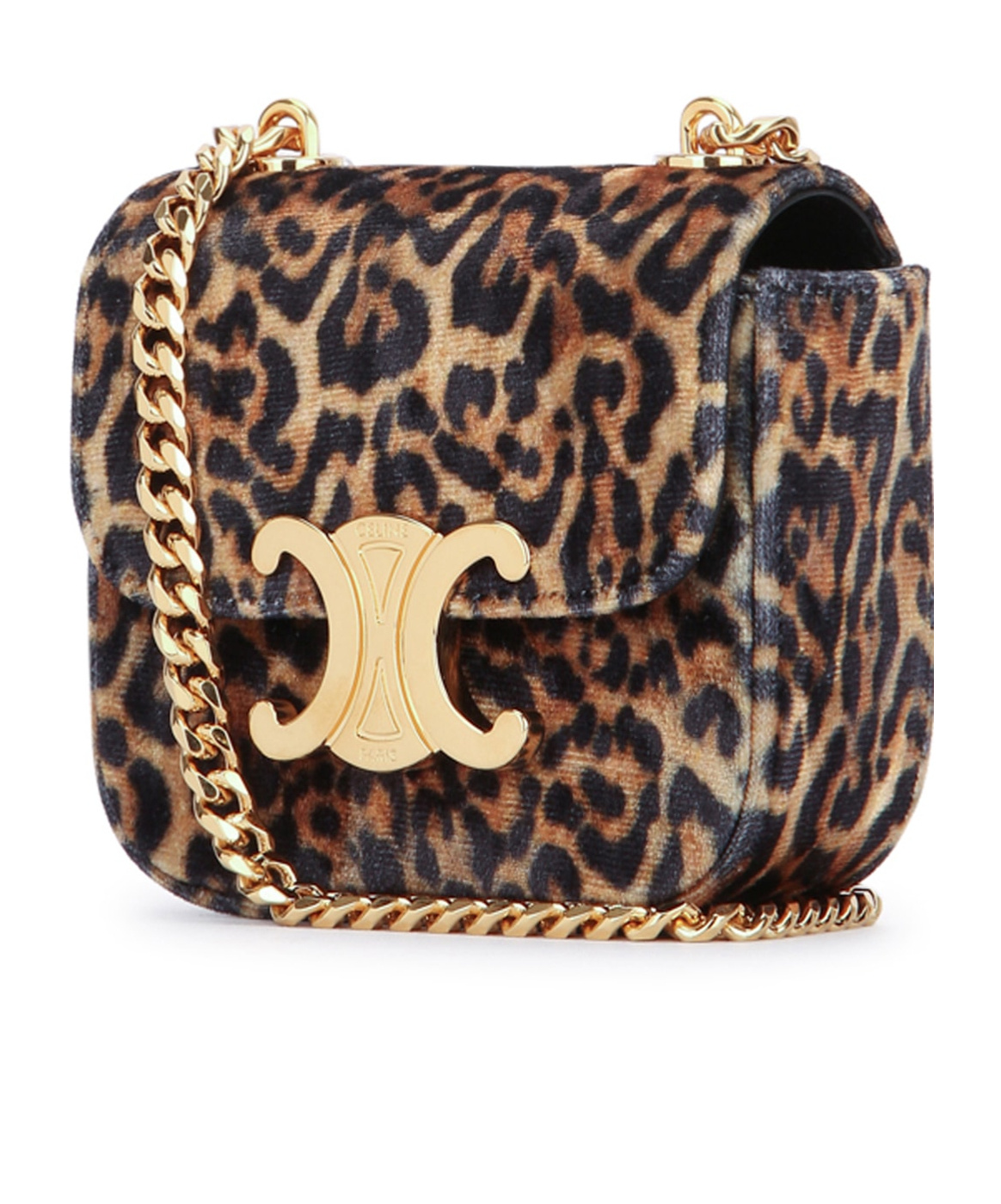 Celine Flip Shoulder Bag In Black