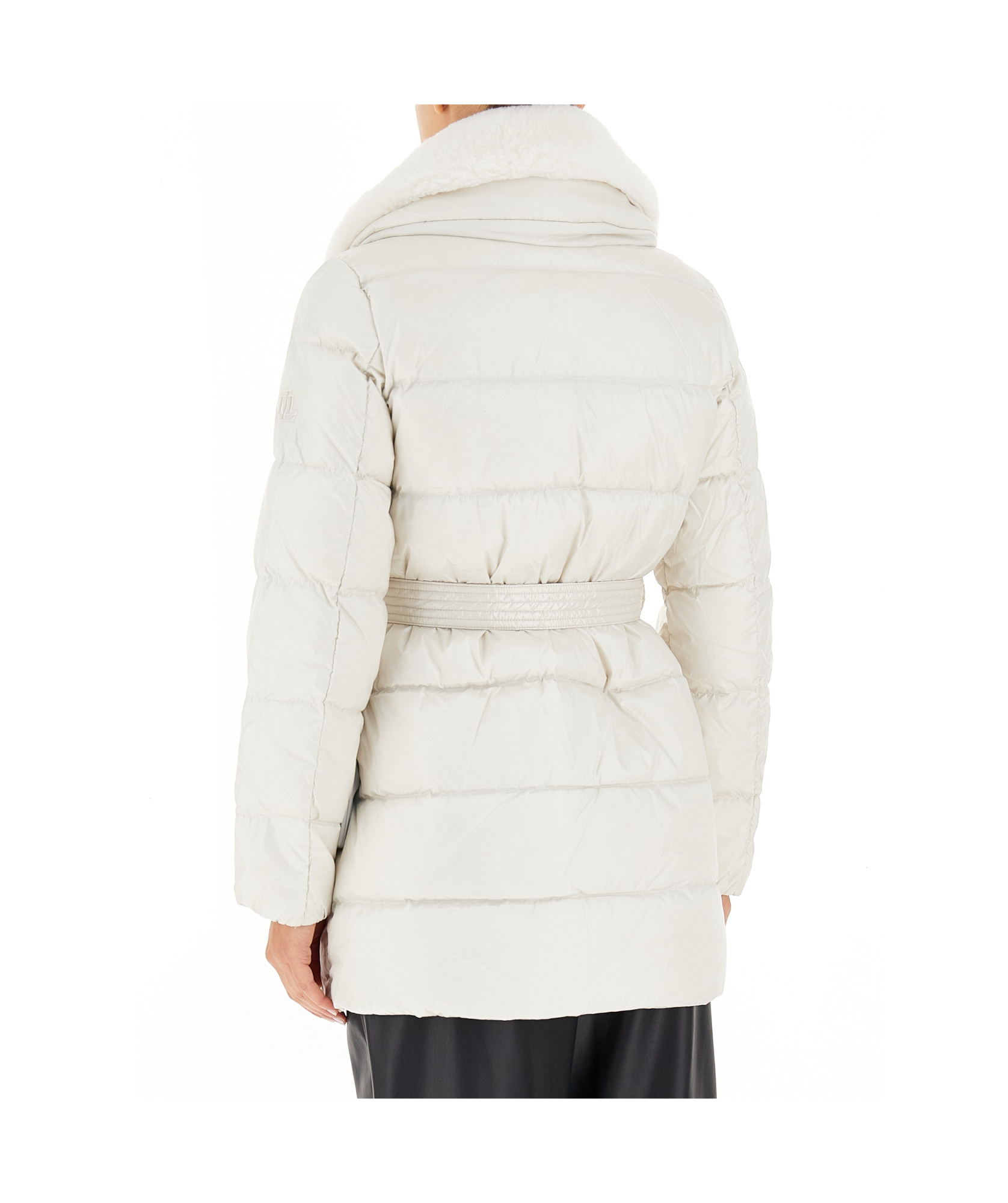 Polo Ralph Lauren Long-sleeved Down Jacket In White