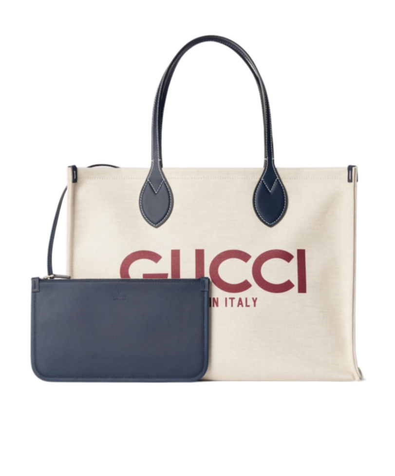 Gucci Medium -print Tote Bag In White