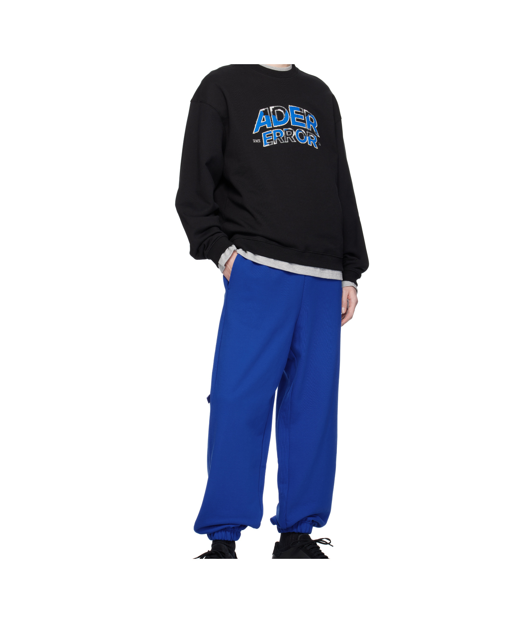Ader Error Drawstring Sweatpants In Blue