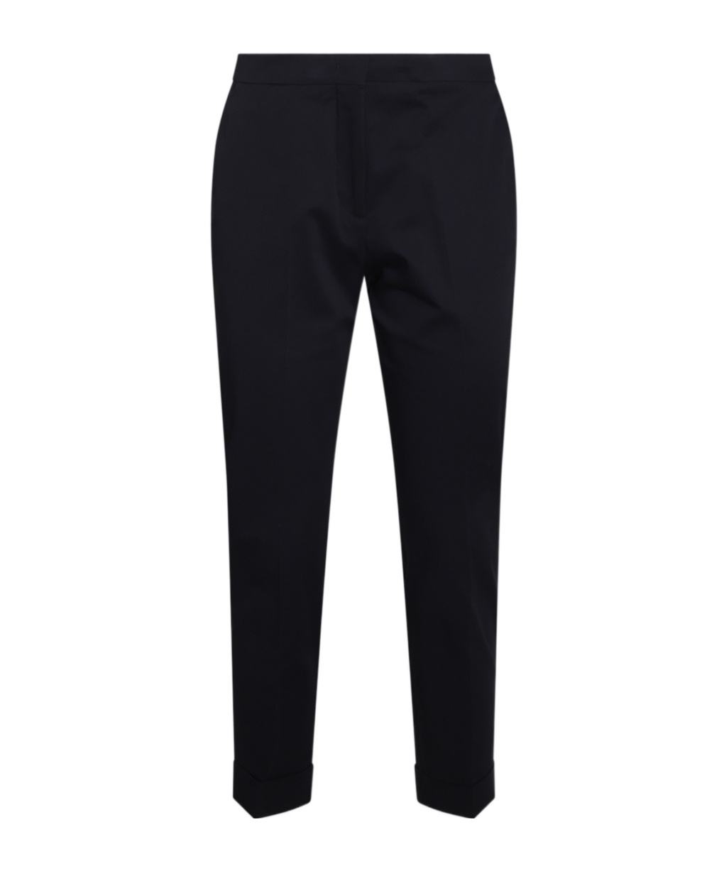 Etro Tapered Casual Pants In Black