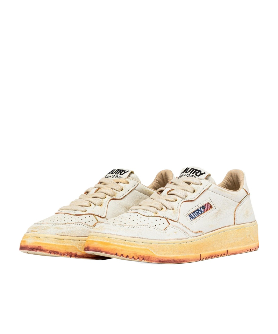 Autry Super Vintage Sneakers In Nude
