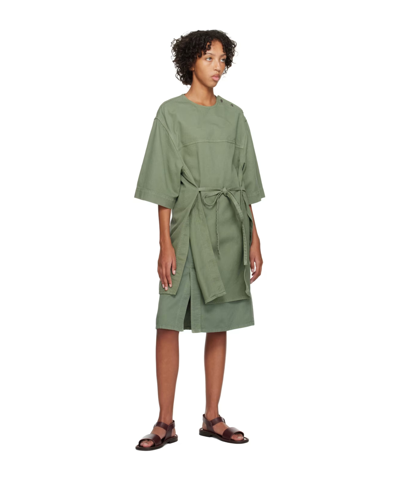 LEMAIRE DENIM MINISKIRT