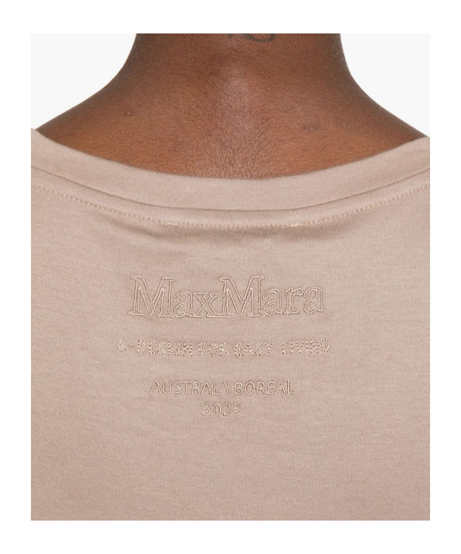 Max Mara Short-sleeved T-shirt In Neutral