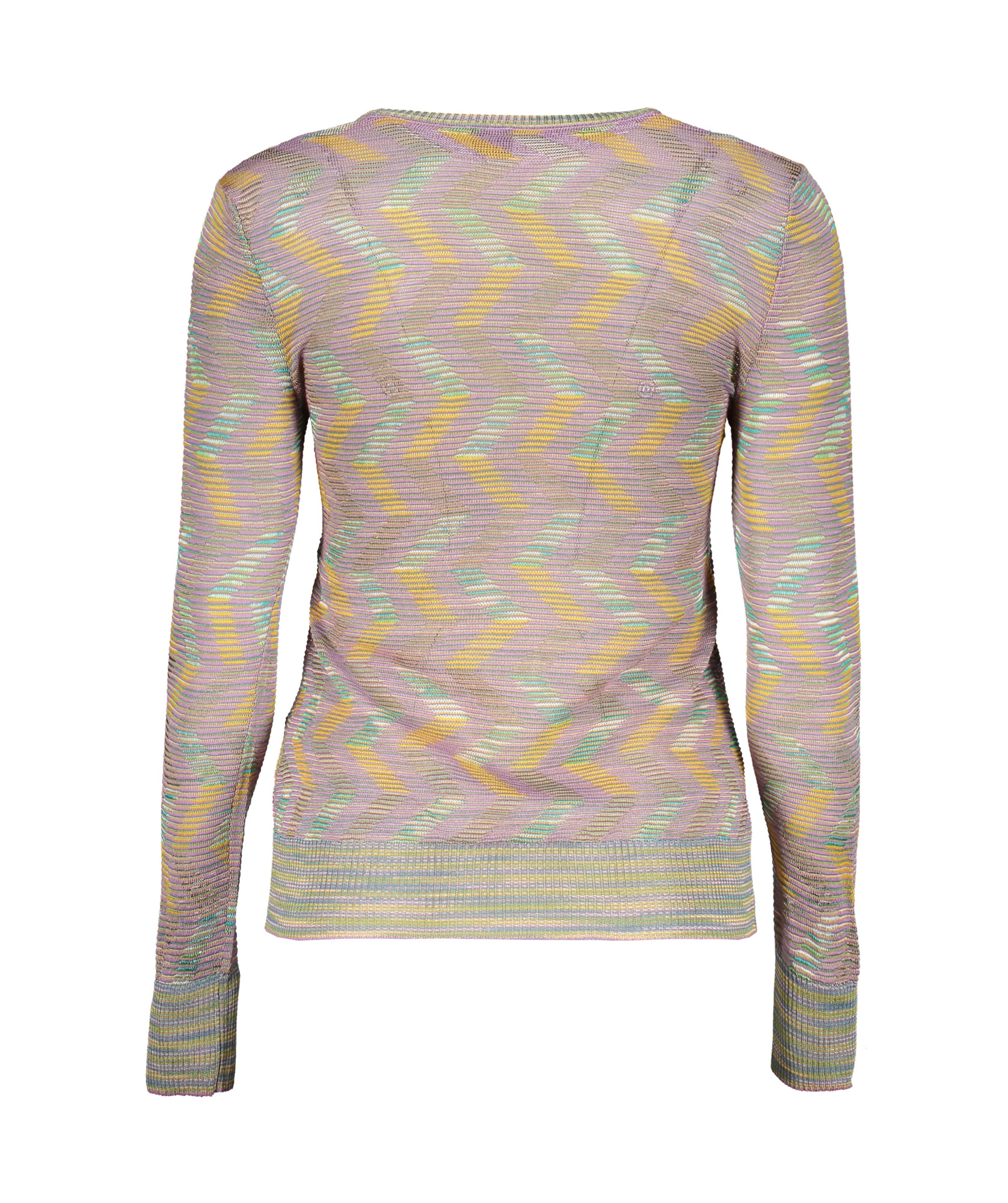 M Missoni Long Sleeve Crew-neck Sweater