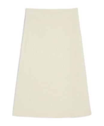 Jil Sander Wrap Midi Skirt In Neutral