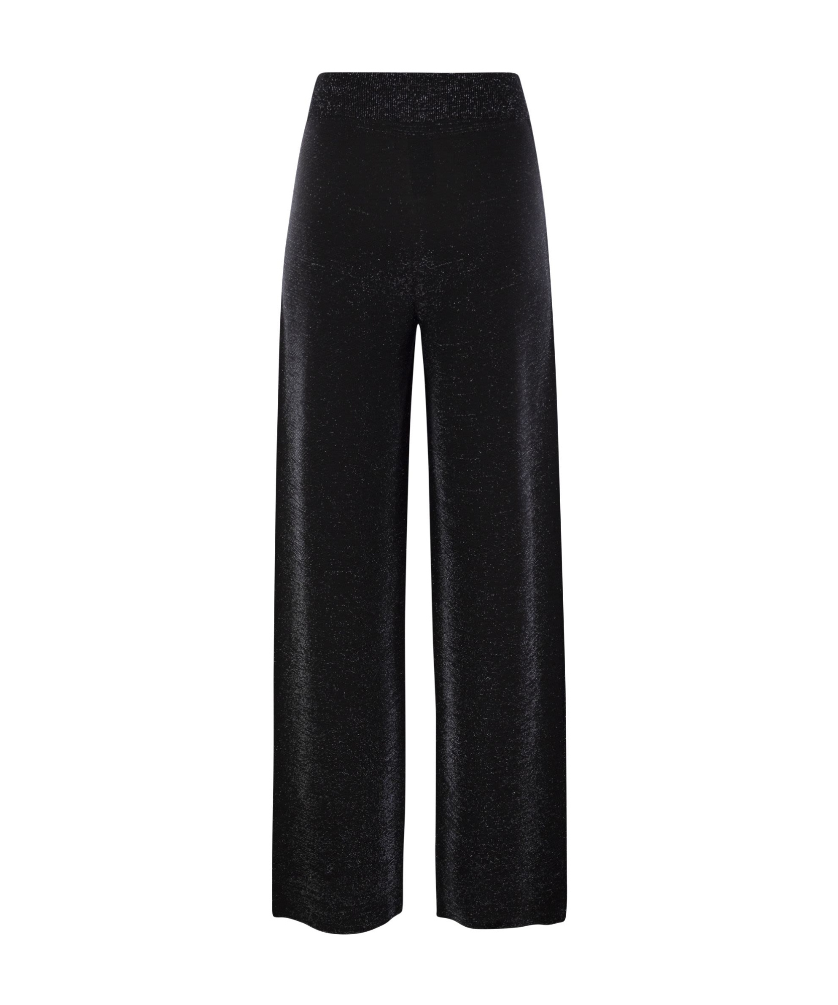 Fabiana Filippi Drawstring Wide-leg Casual Pants In Black
