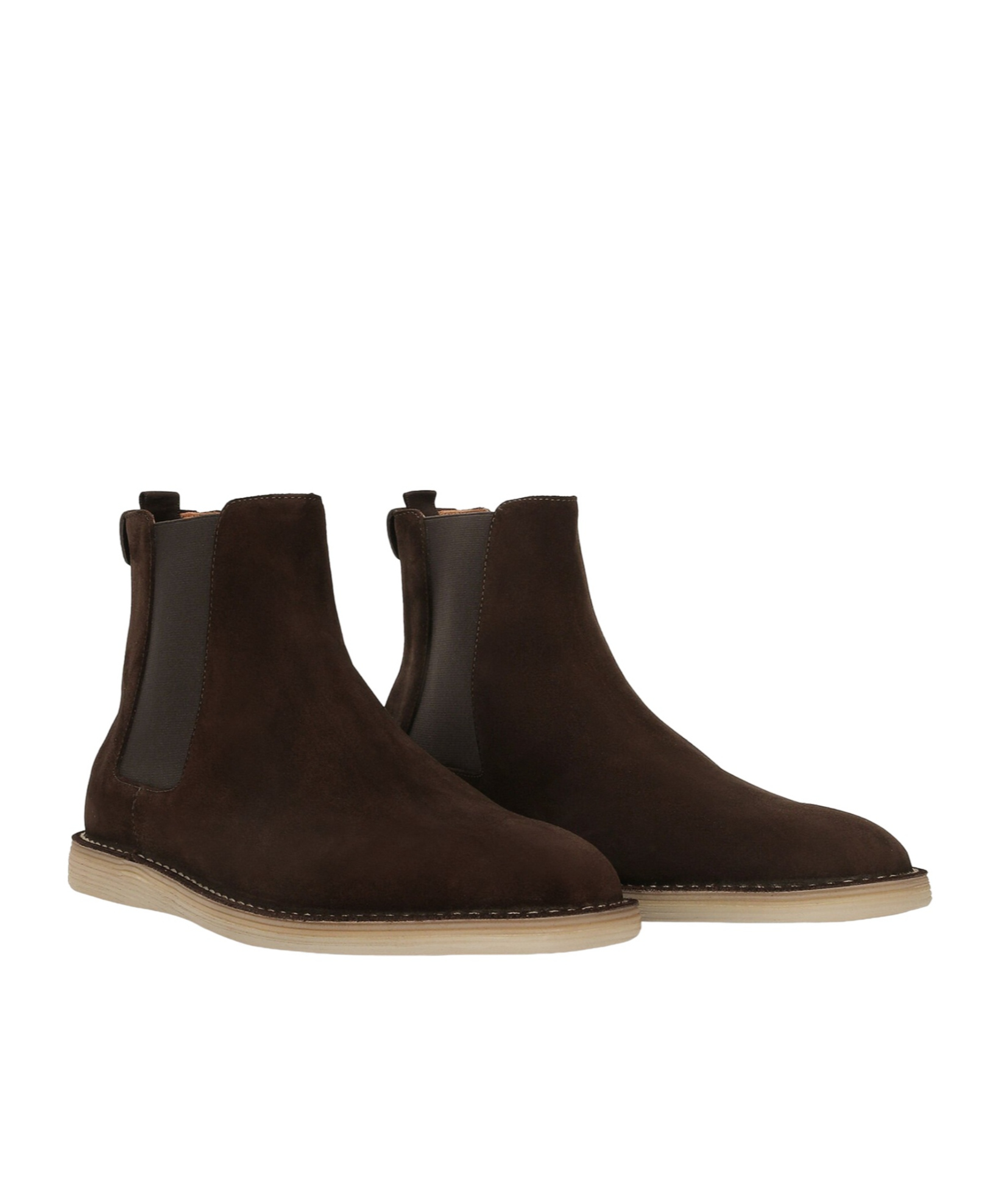 Dolce & Gabbana Black Pull-on Ankle Boots With Dg Logo In Black