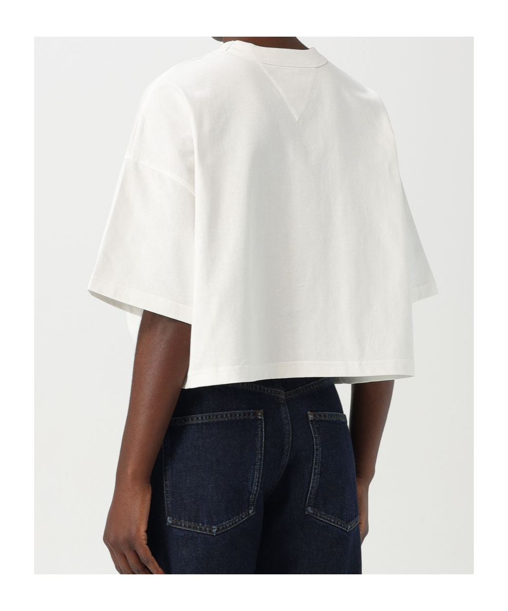 Bottega Veneta Item O-neck Short-sleeved T-shirt In White
