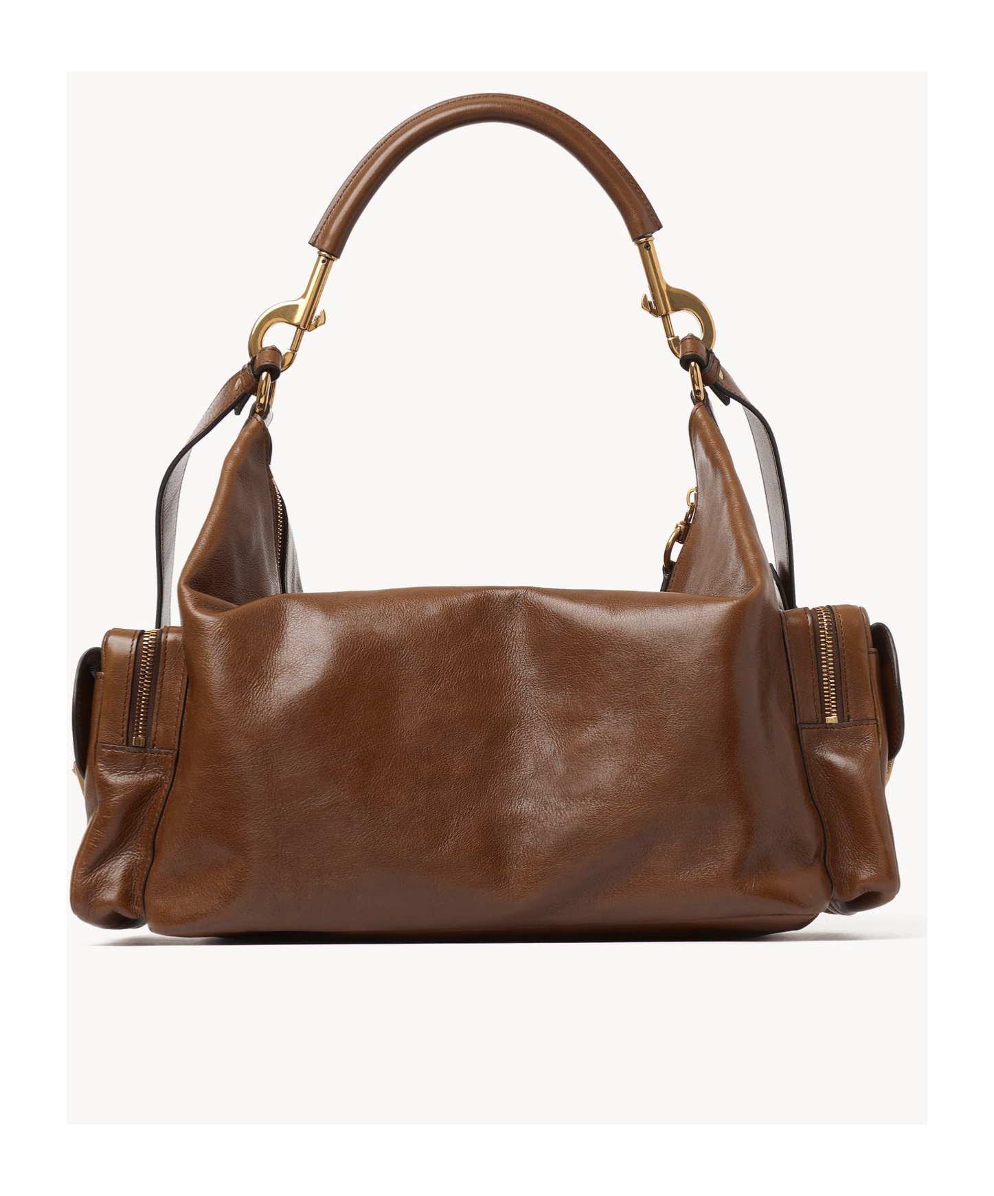 Chloé Large Soft Camera Bag In Brown