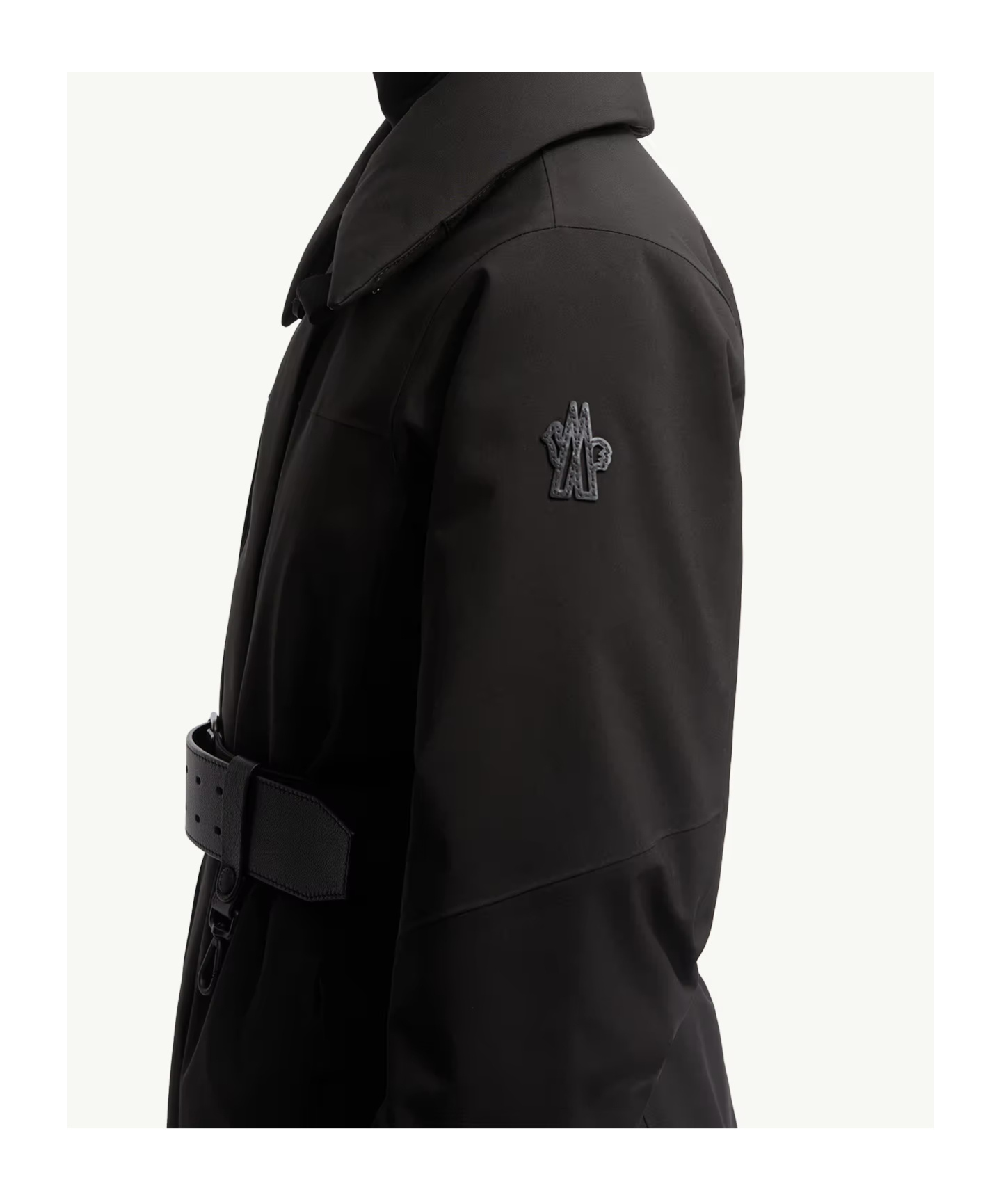 Moncler Vizelles Shearling-trimmed Ski Jacket In Black