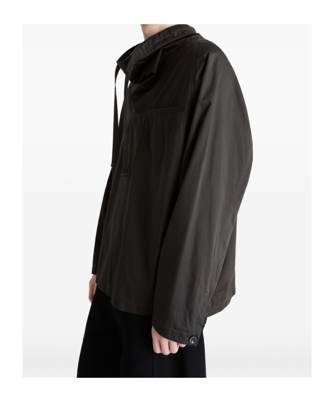 Lemaire Turtleneck Sweatshirt In Brown