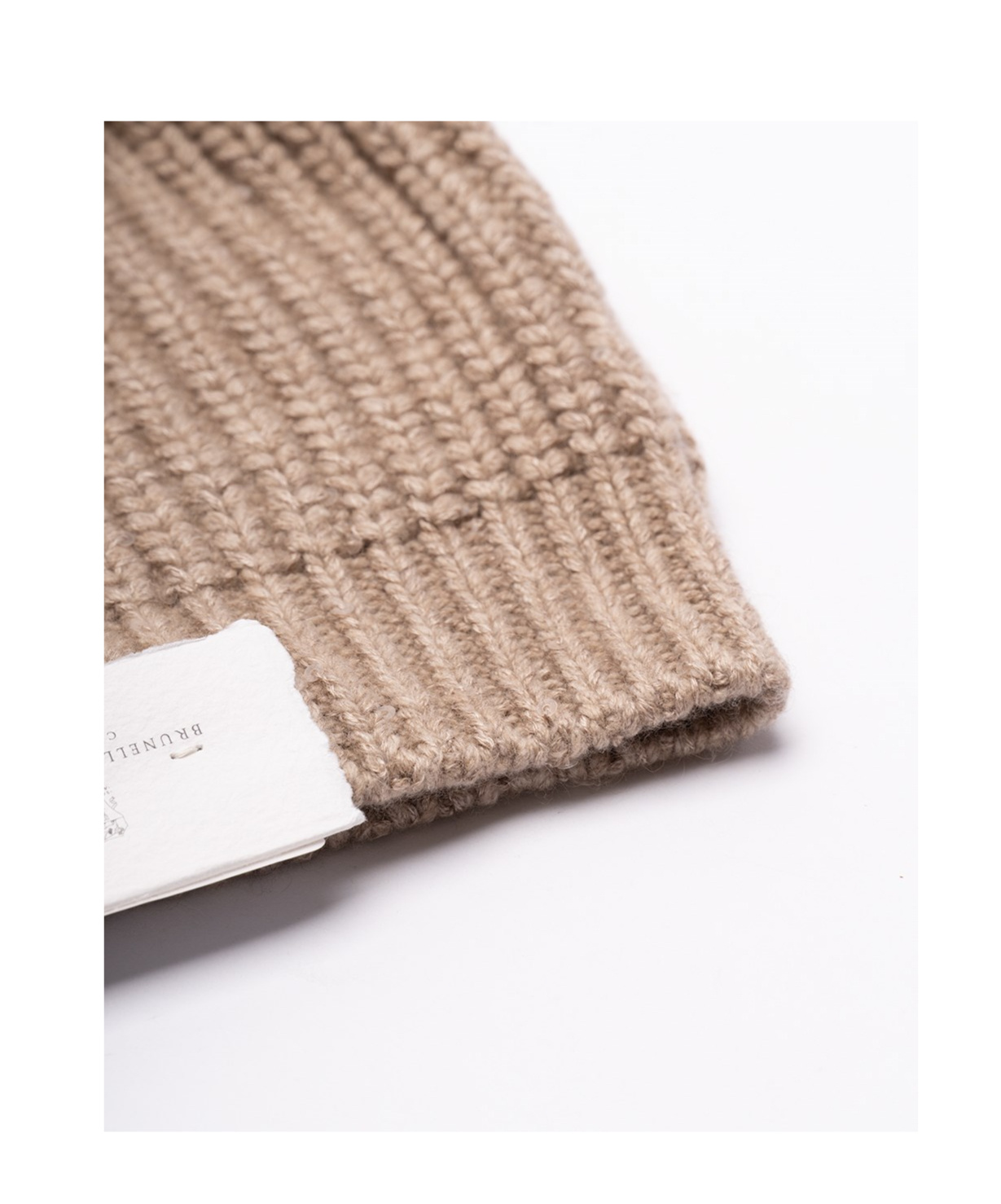 Brunello Cucinelli Sequin-embellished Ribbed-knit Beanie In Brown