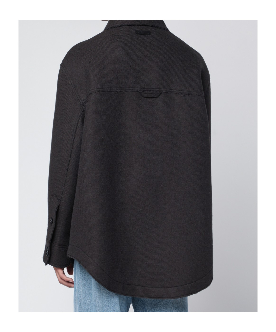 Ami Alexandre Mattiussi Long Sleeve Shirt In Black