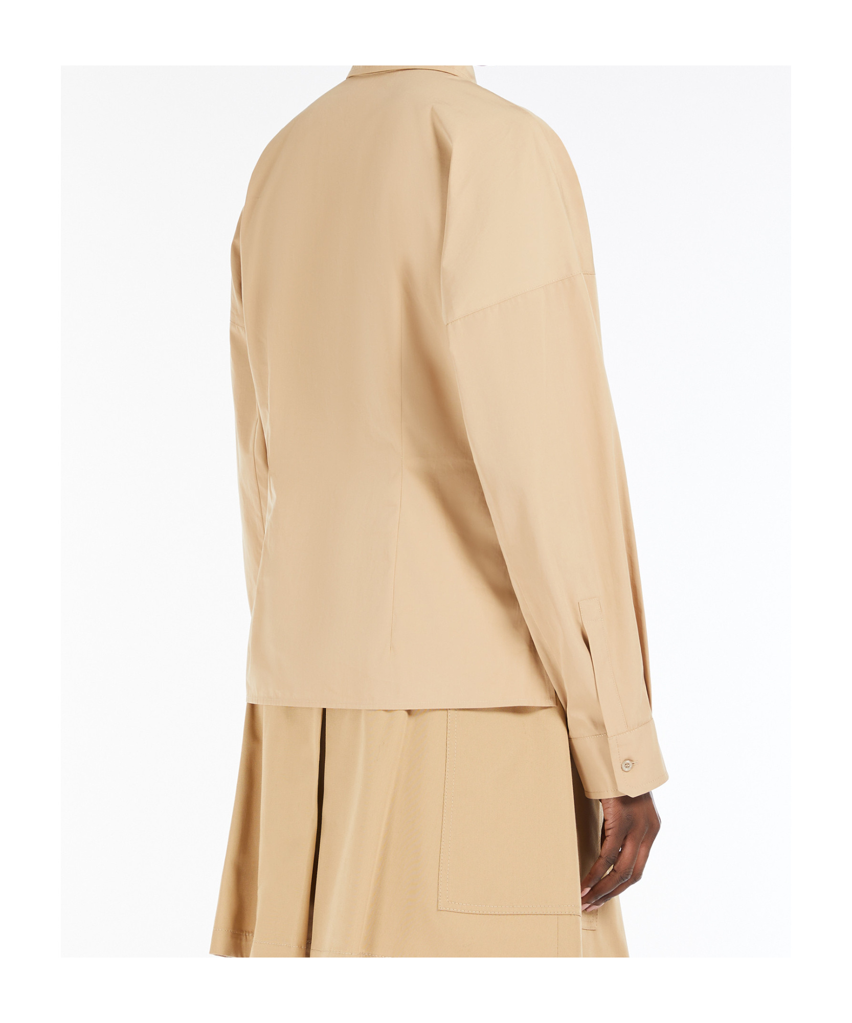 Weekend Max Mara Women's Skipper Shirt Beige | Size 46 | 2515111021600012 In Nude
