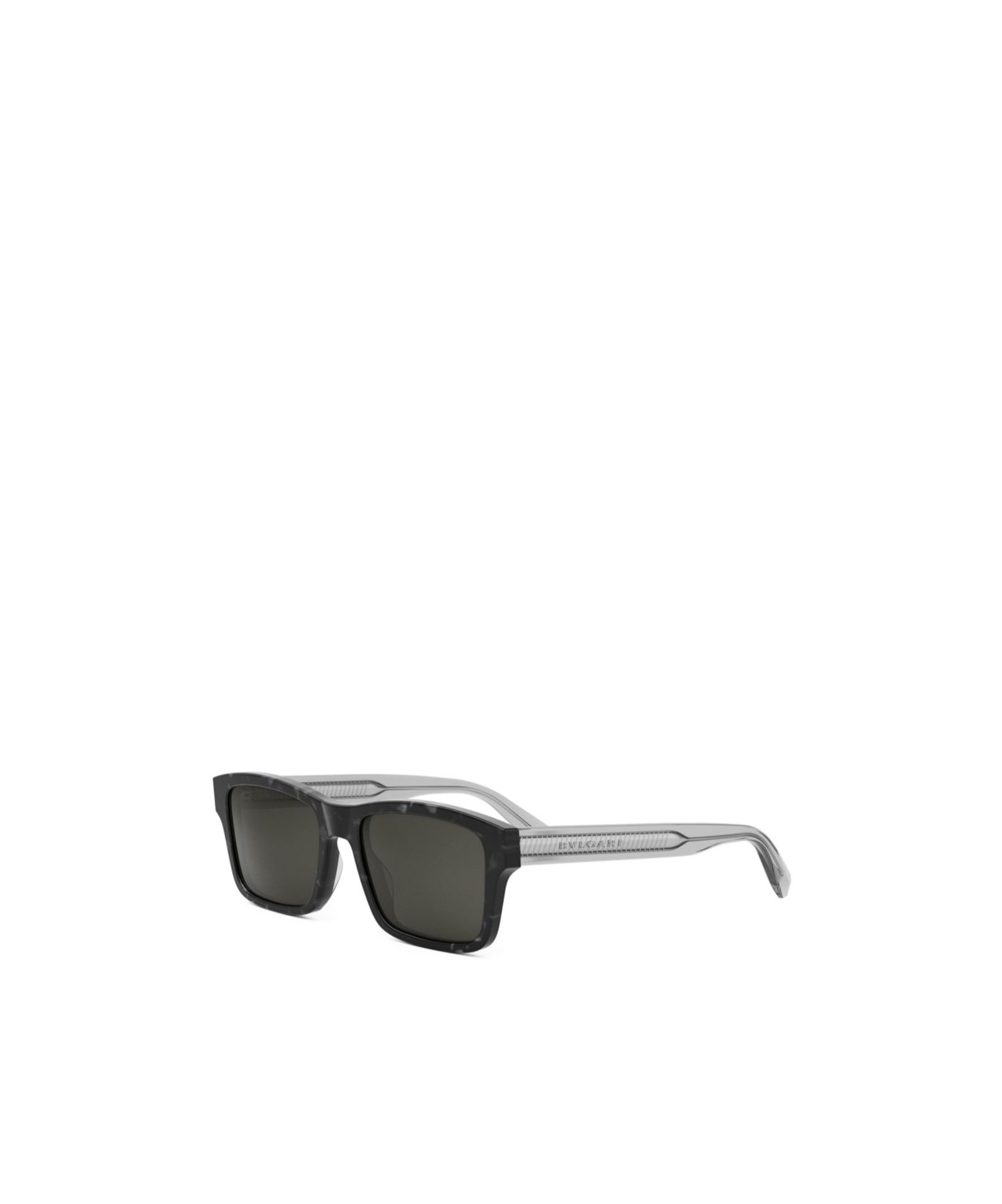 Bvlgari Bulgari Rectangular Frame Sunglasses In Black