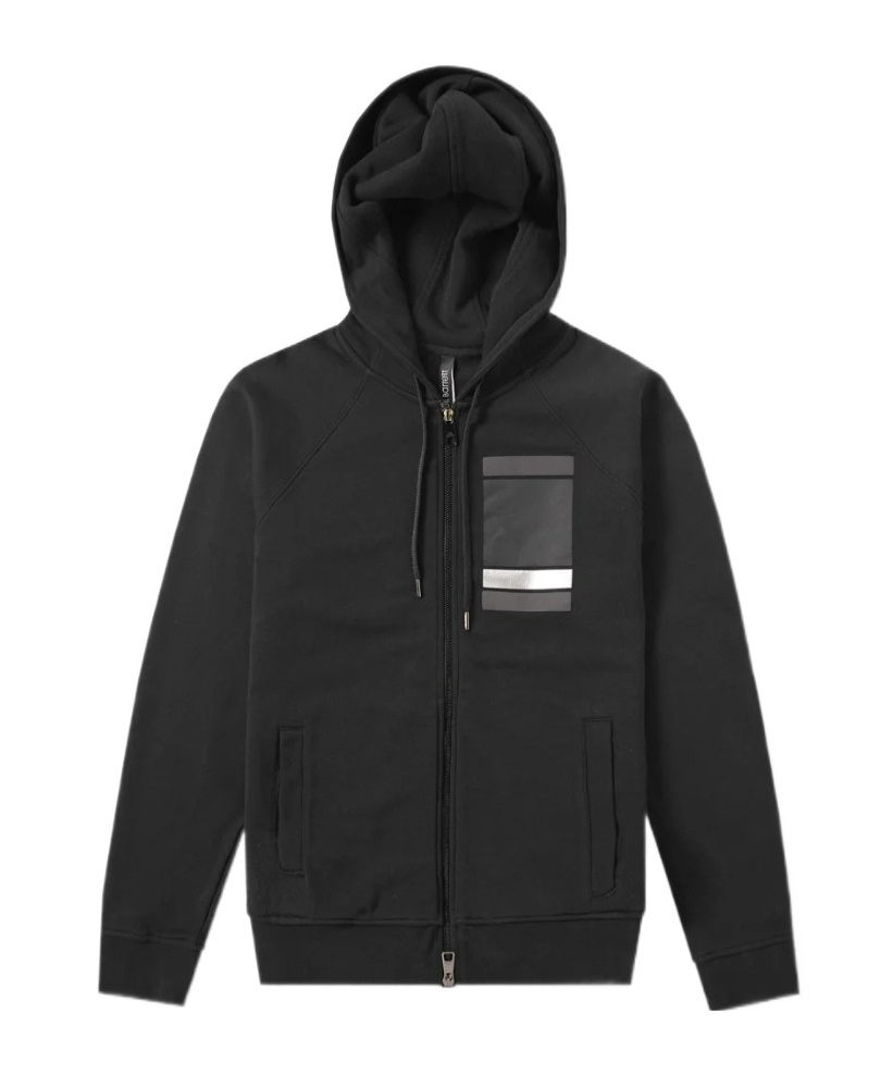 Neil Barrett Long-sleeved Zipper Casual Jacket In Black