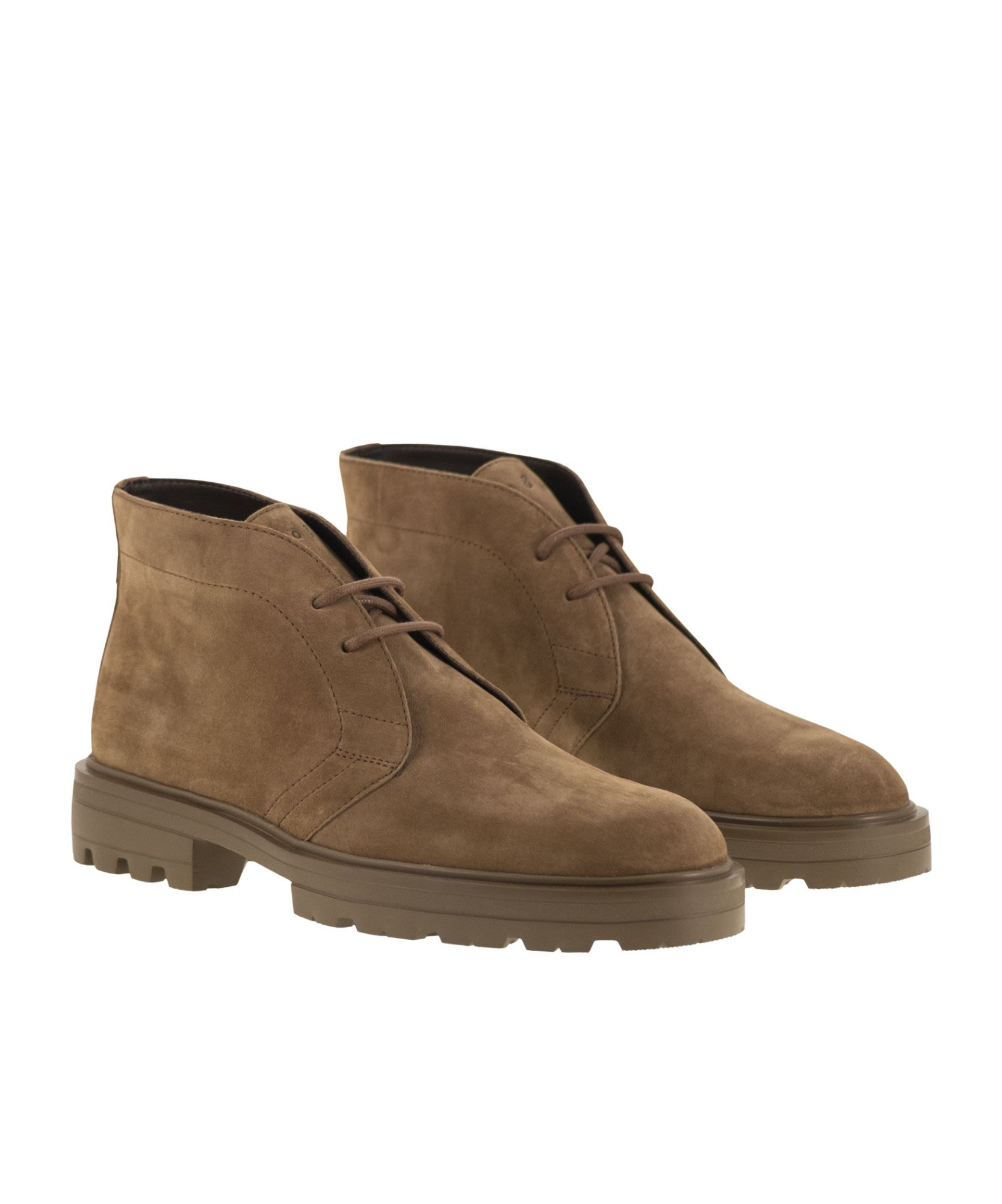 Hogan H673 - Lace-up Ankle Boot In Brown