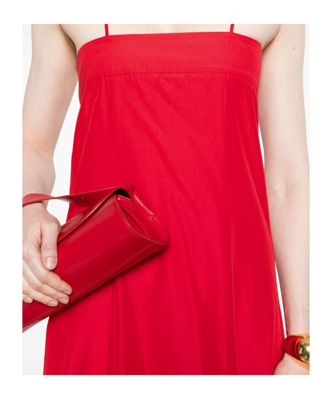 Shop Forte Forte Long Dress In Cotton