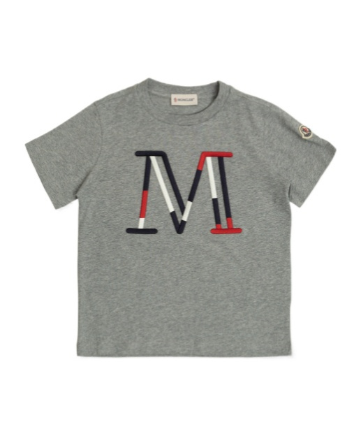 Moncler Short-sleeved T-shirt In Gray