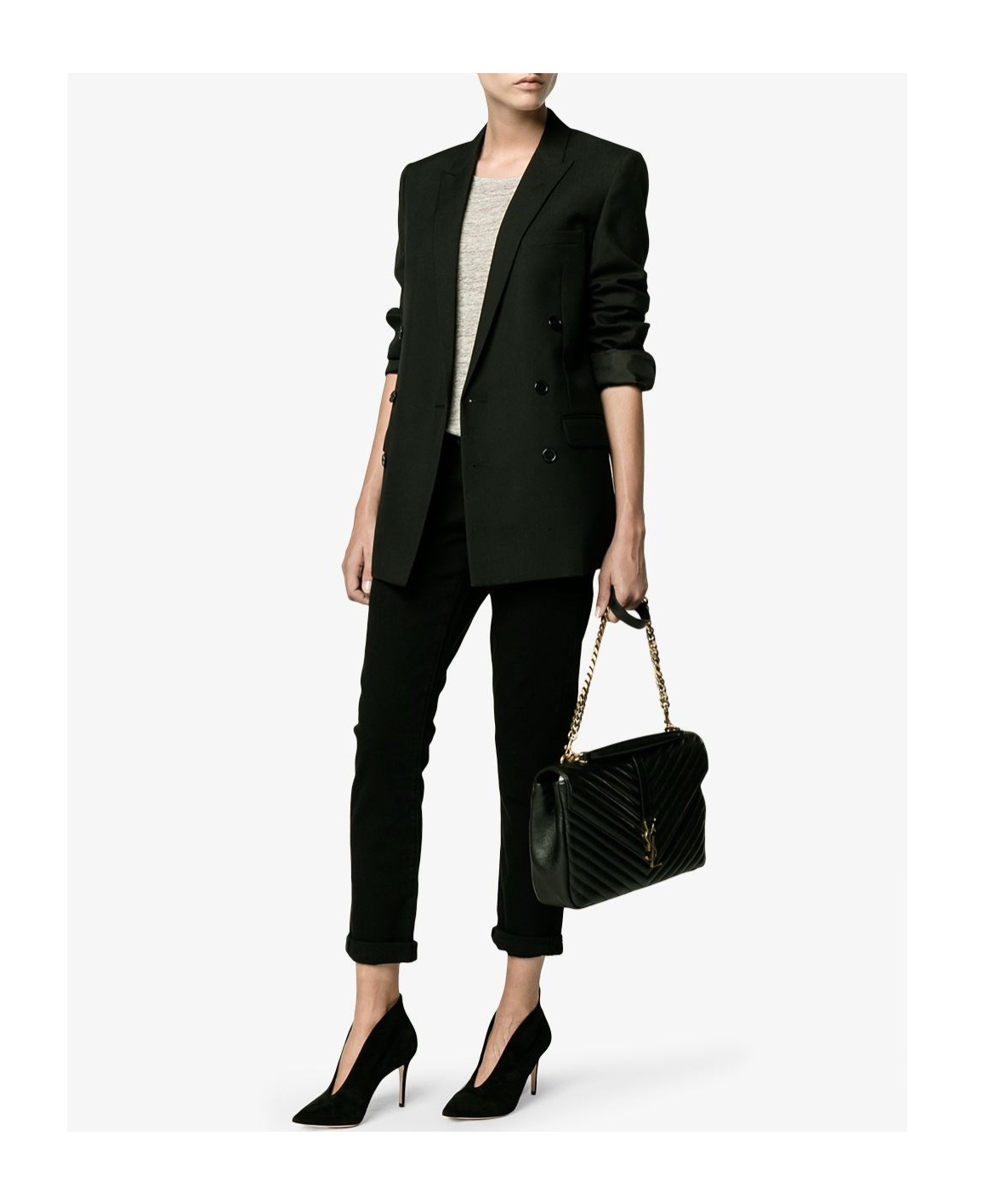 Shop Gianvito Rossi Vania Pointed Toe Pumps In Black