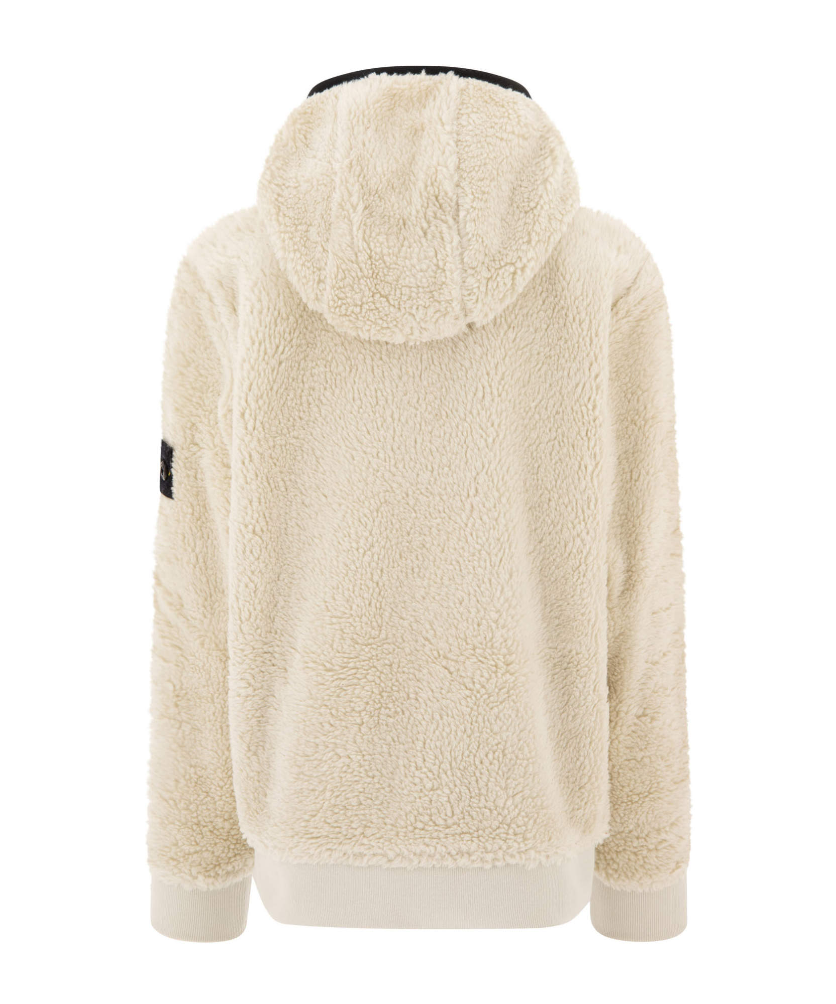 Stone Island Long-sleeved Jacket In White