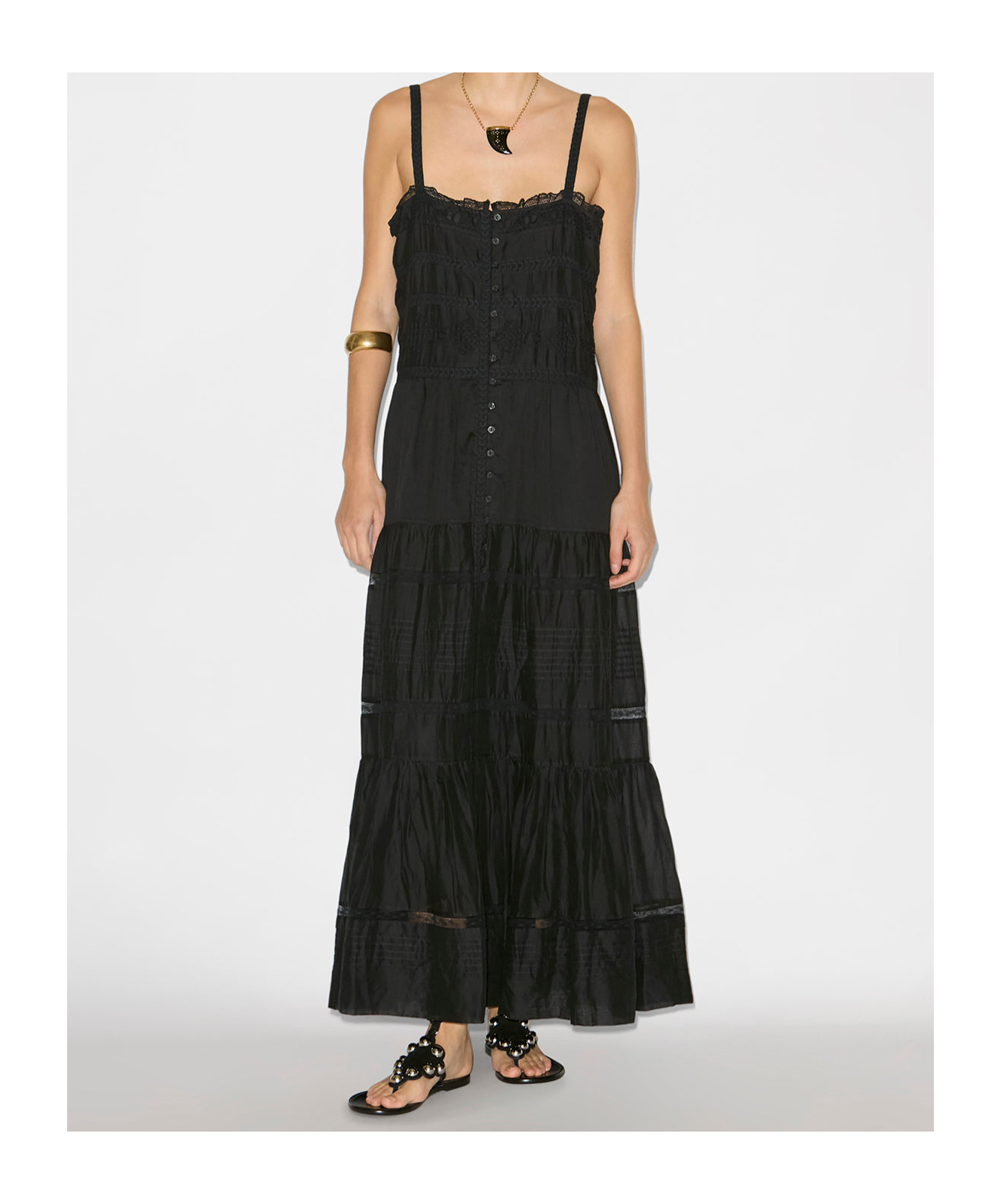 Isabel Marant Étoile Divine Long Dress In Black