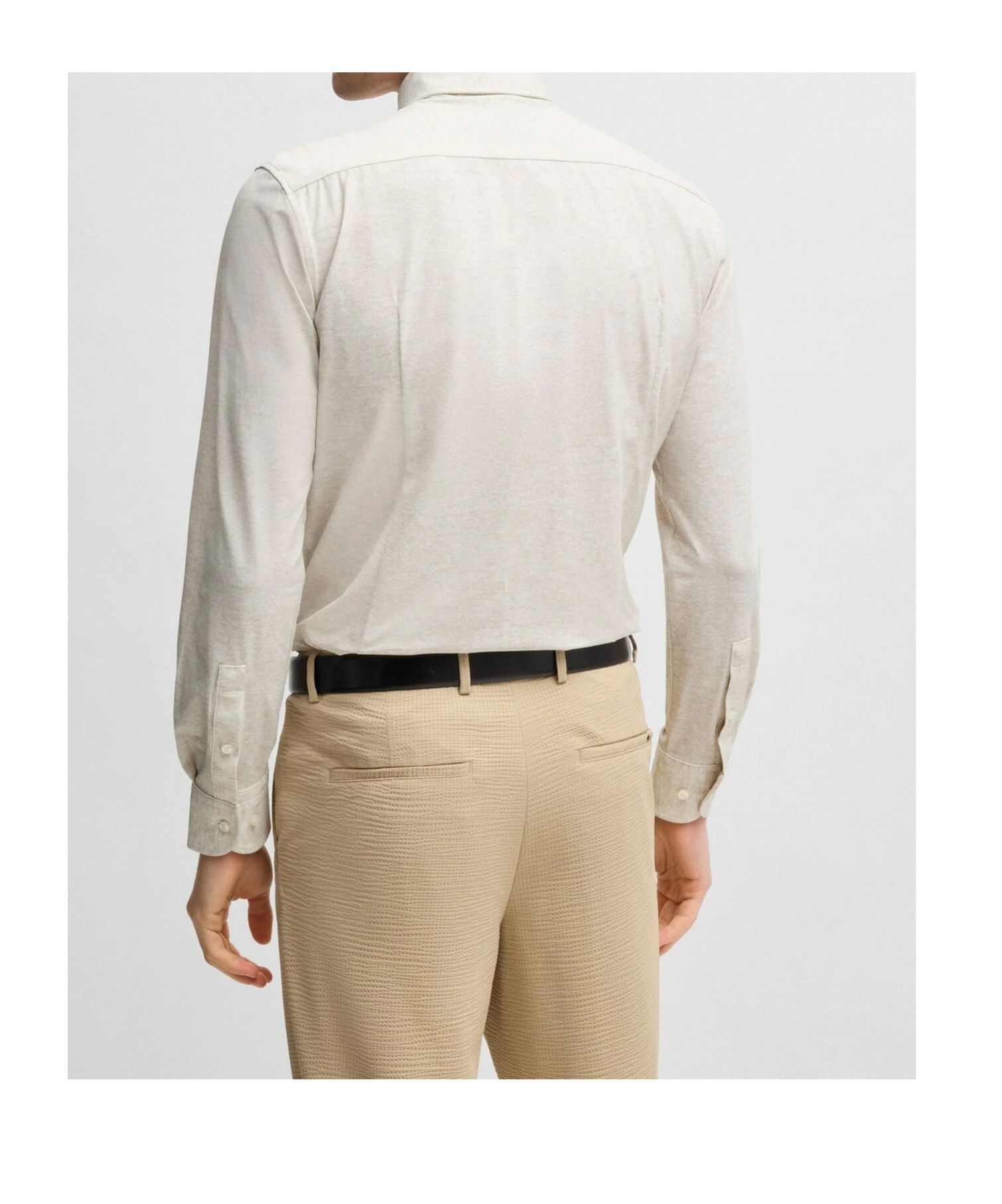 Hugo Boss Printed Shirt In Neutral