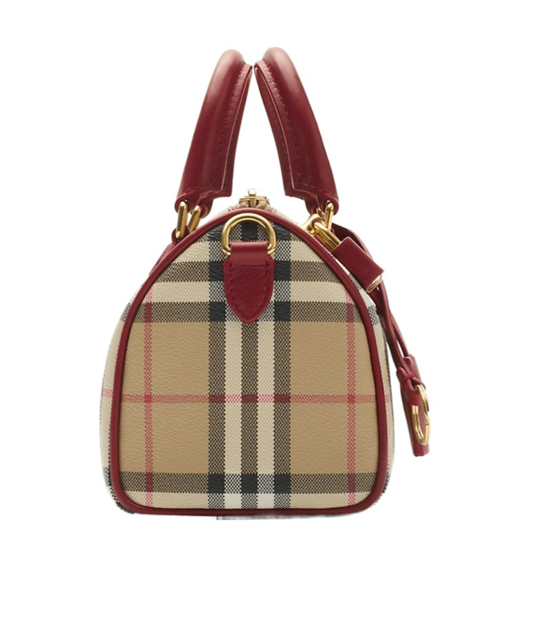 Burberry Mini Check Bowling Bag