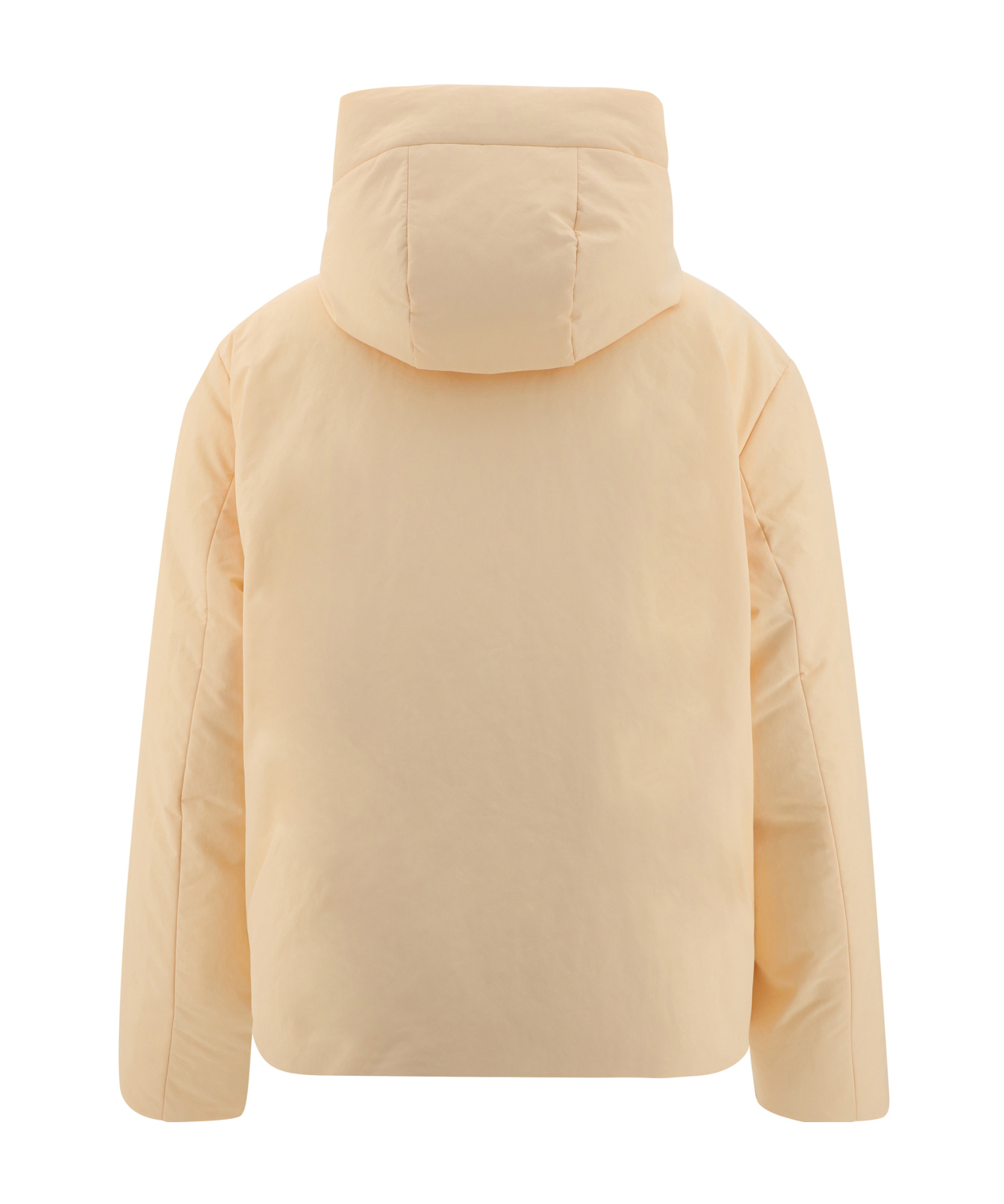 Jil Sander Long-sleeved Down Jacket In Nude