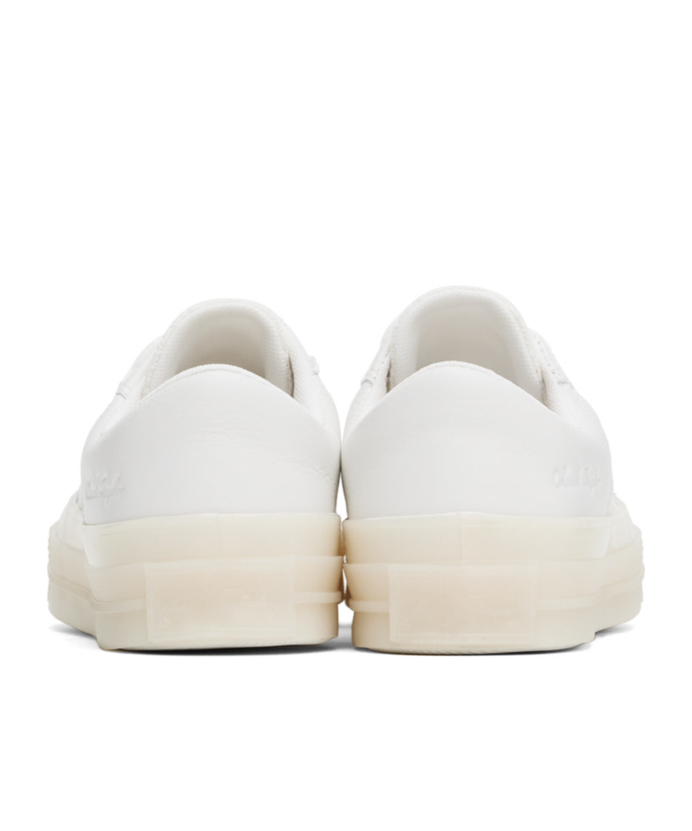 Converse Lace-up Low-cut Casual Shoes In White
