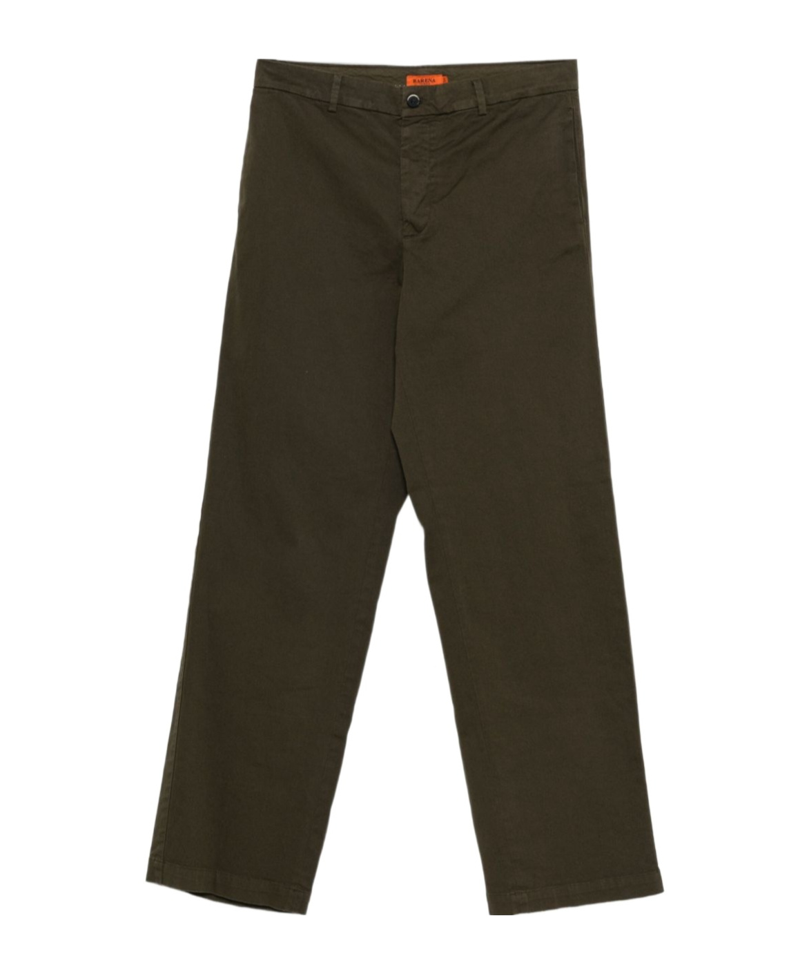 Barena Venezia Button And Zipper Casual Pants In Green