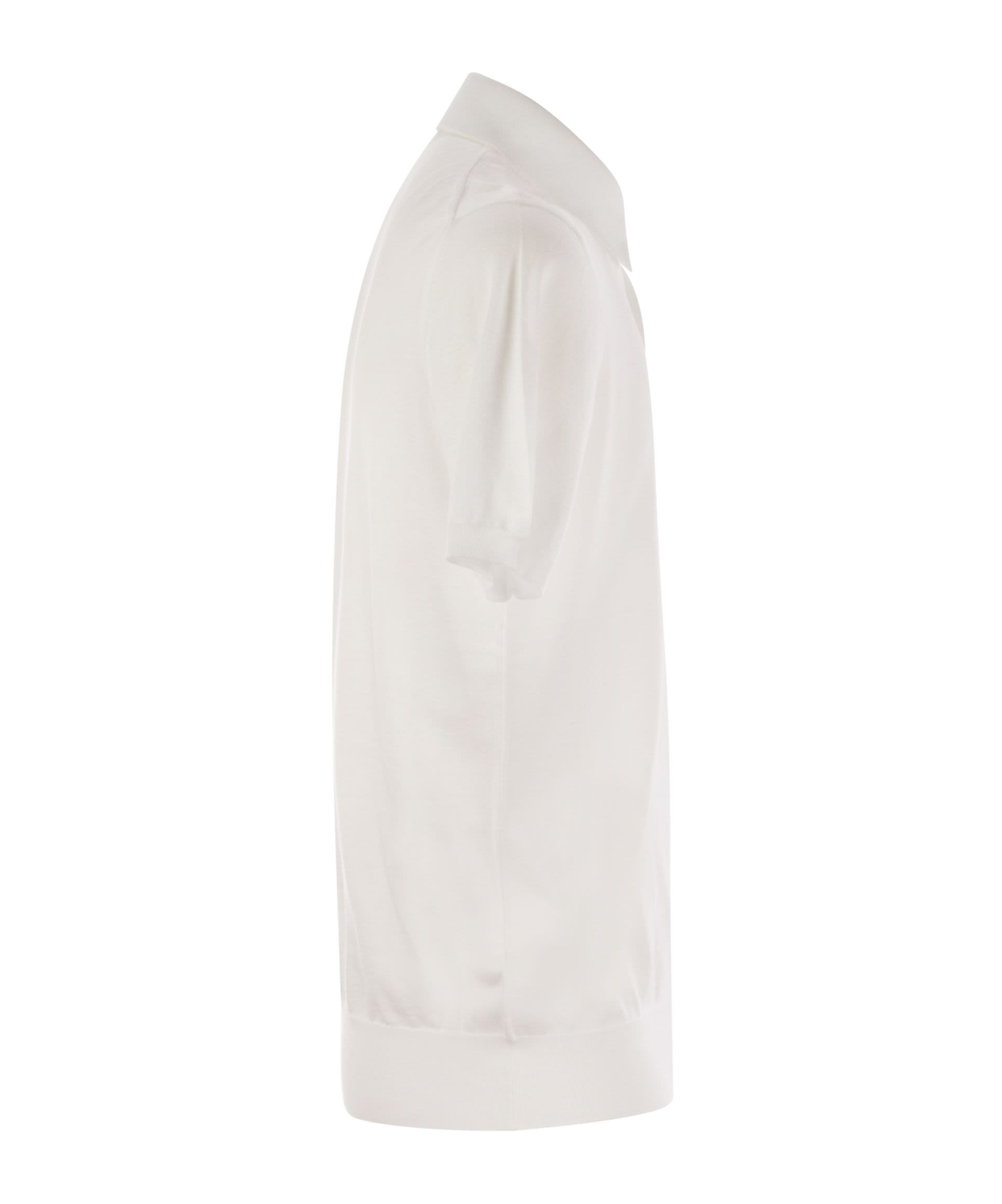 KITON SHORT-SLEEVED POLO SHIRT 