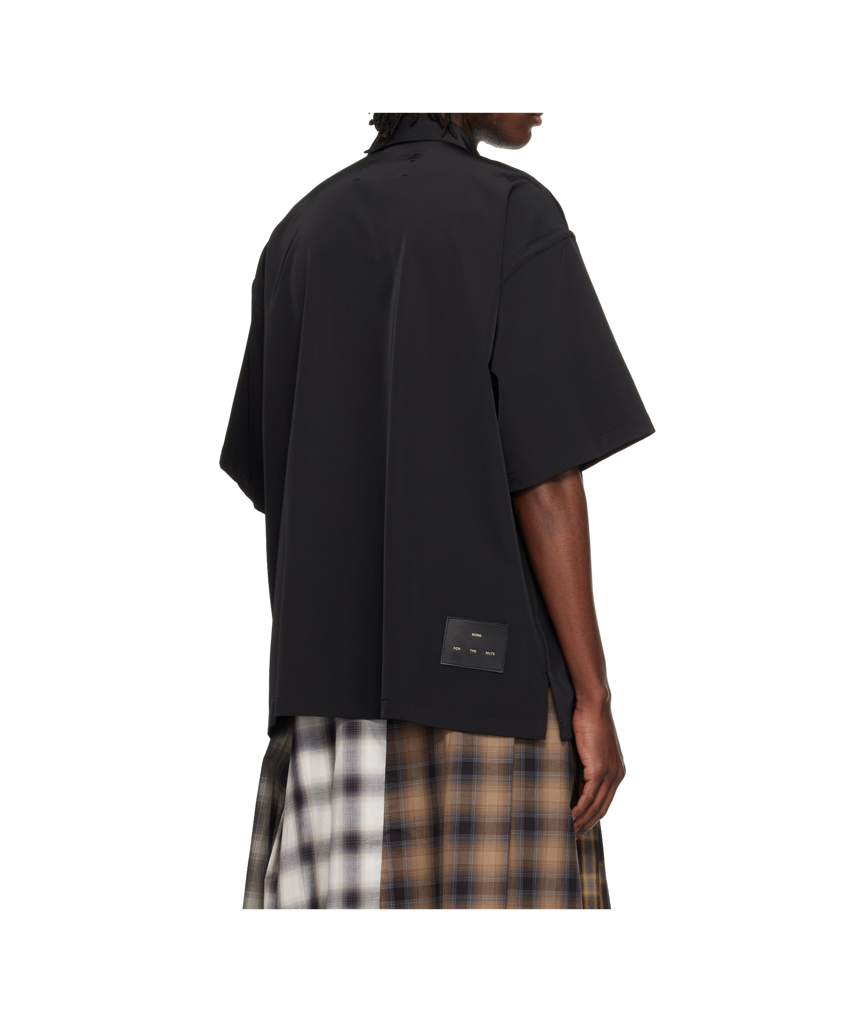 Song For The Mute Zip-up Gym Shirt In Black