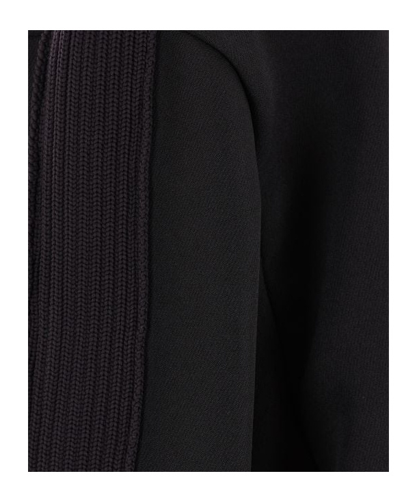 Shop Sacai Pleated Jacket In Black