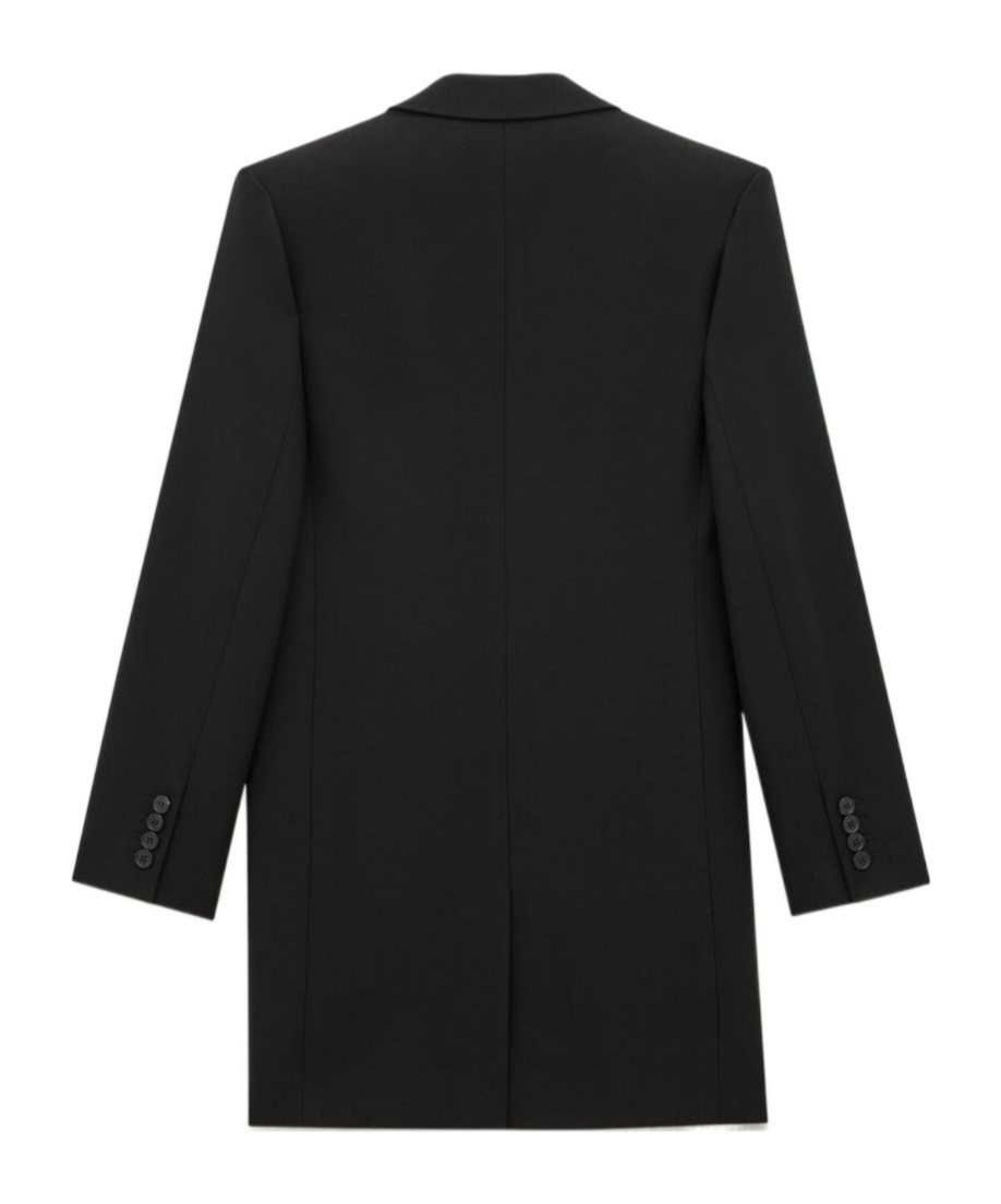 Saint Laurent Wool Blazer In Black