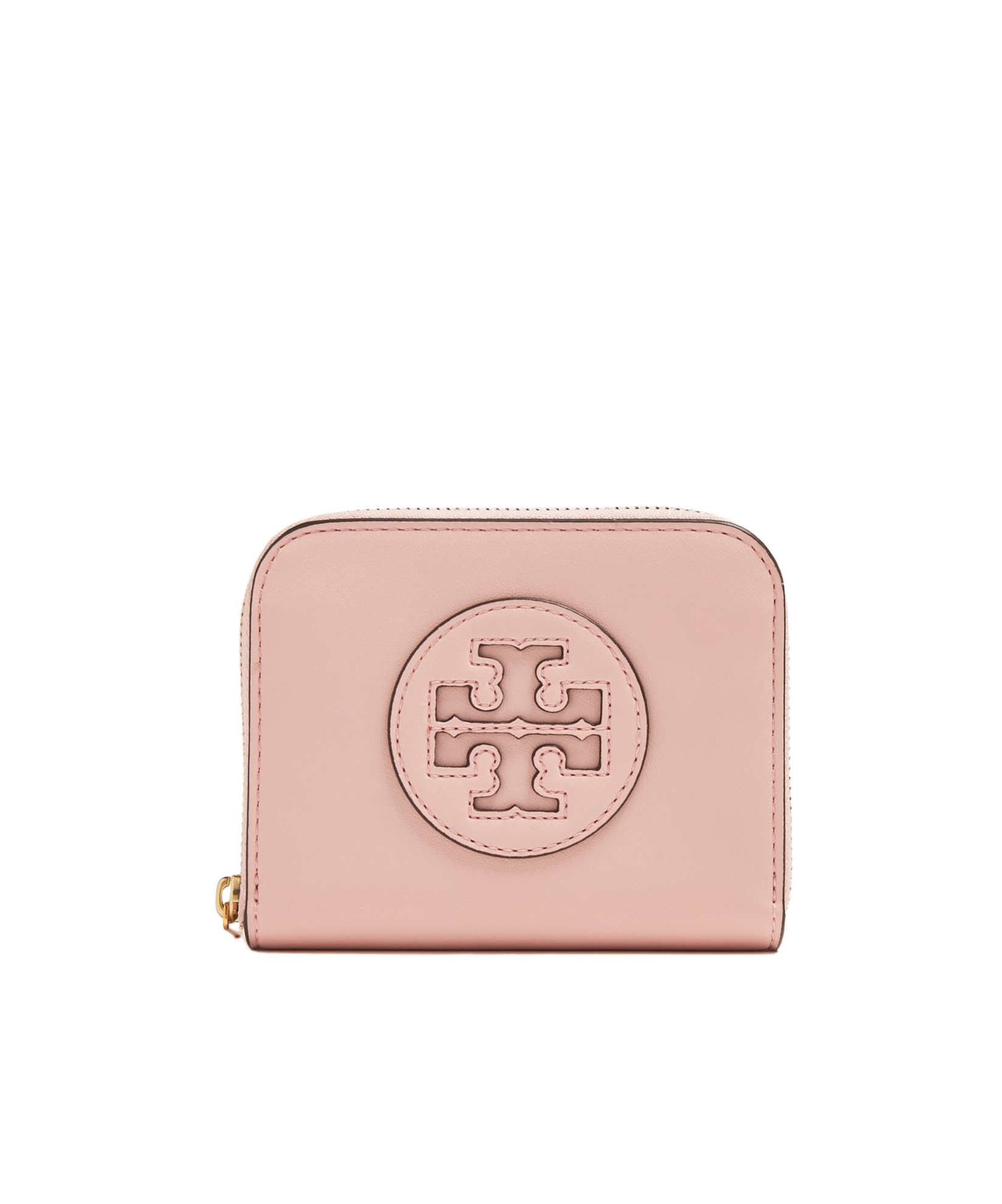 Tory Burch Small Ella Wallet In Nude