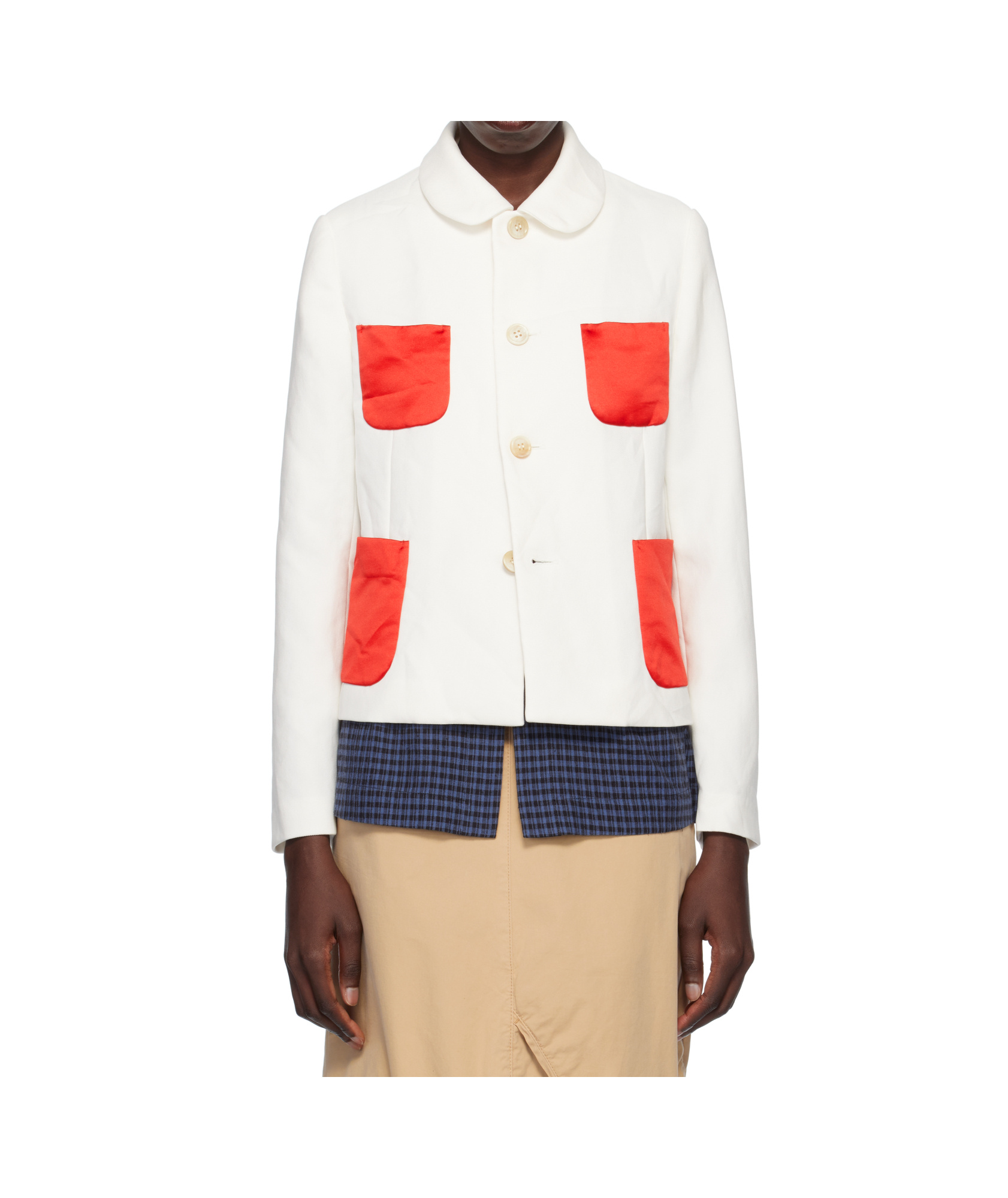 COMME DES GARÇONS LONG-SLEEVED SUIT JACKET 