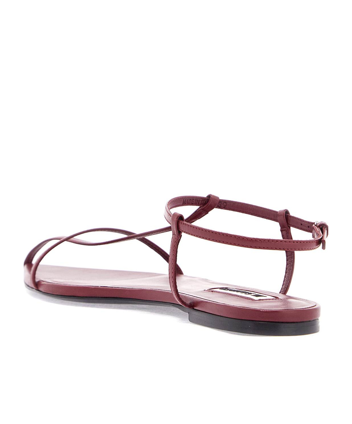 サンダル・ミュール JIL SANDER new tripon leather sandals for men Jil Sander New Tripon Leather Sandals For Men In Red | ModeSens