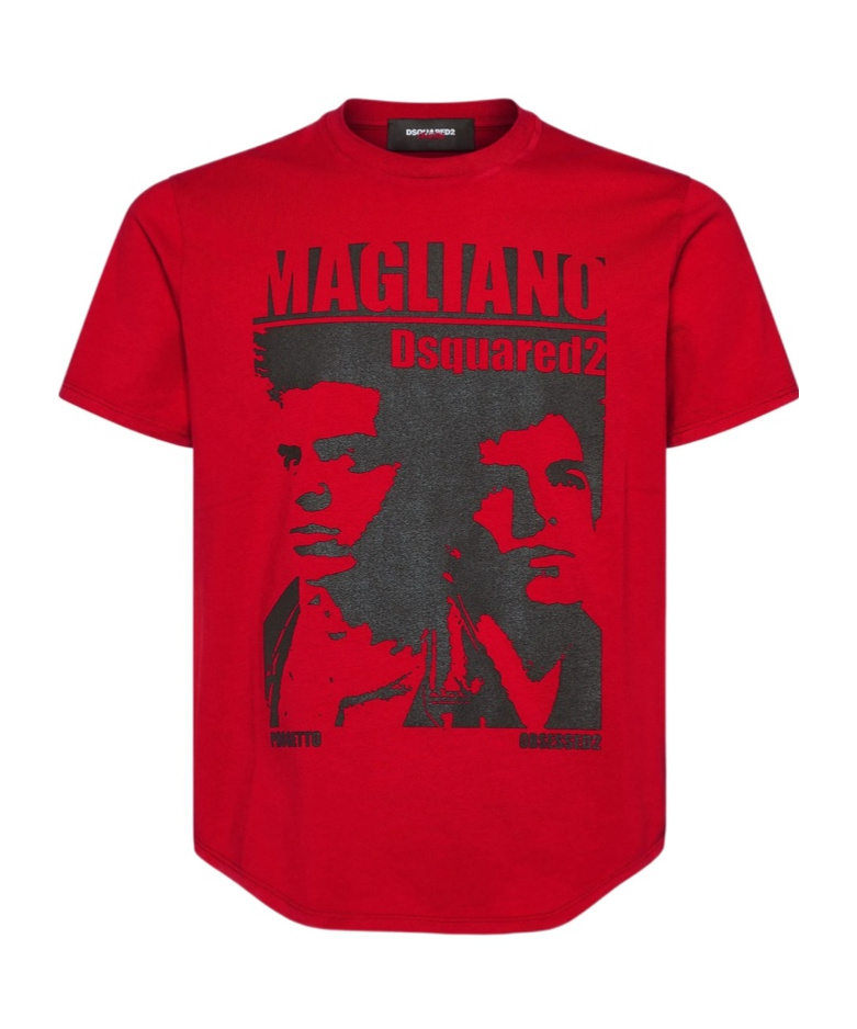 Dsquared2 Crew Neck T-shirt In Red
