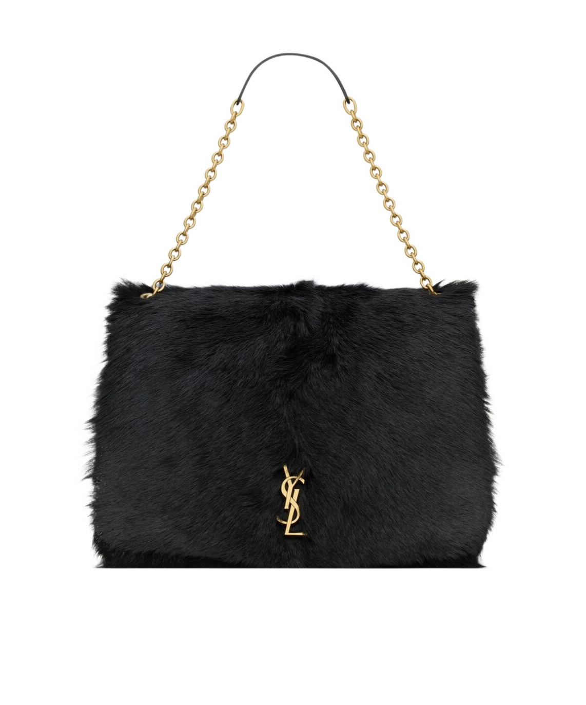 Saint Laurent Jamie Logo Shoulder Bag In Black