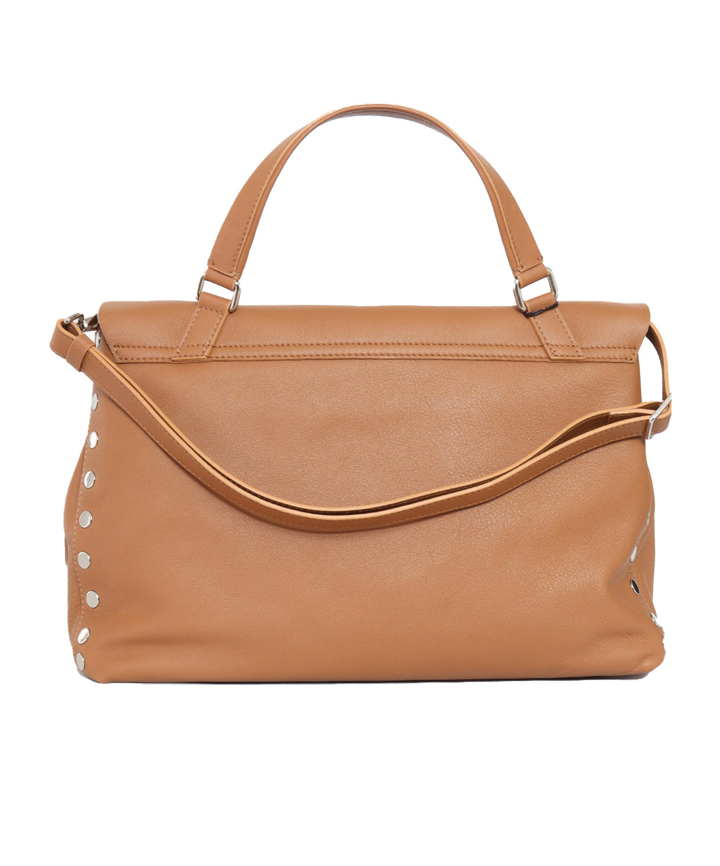 Shop Zanellato Flip Shoulder Bag In Brown