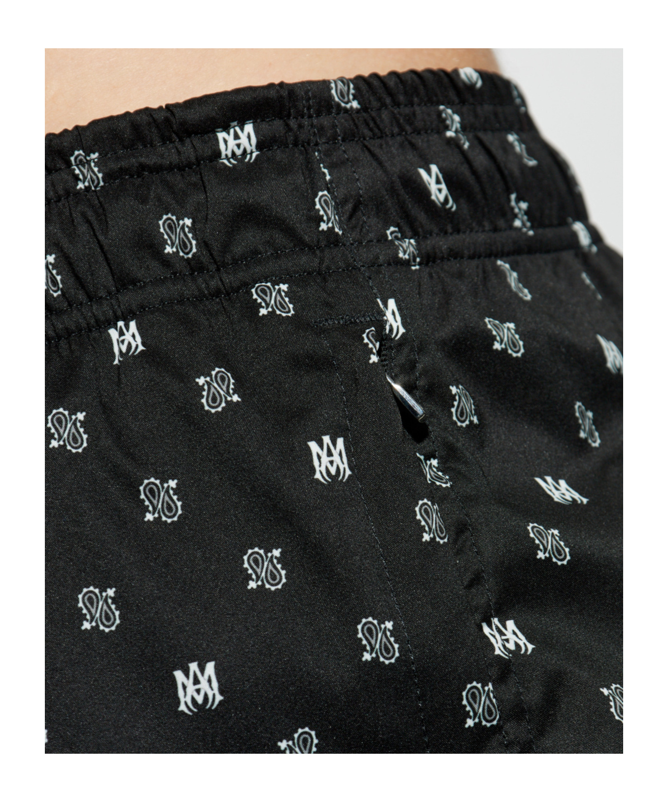 Amiri Wide-leg Swimming Trunks In Black