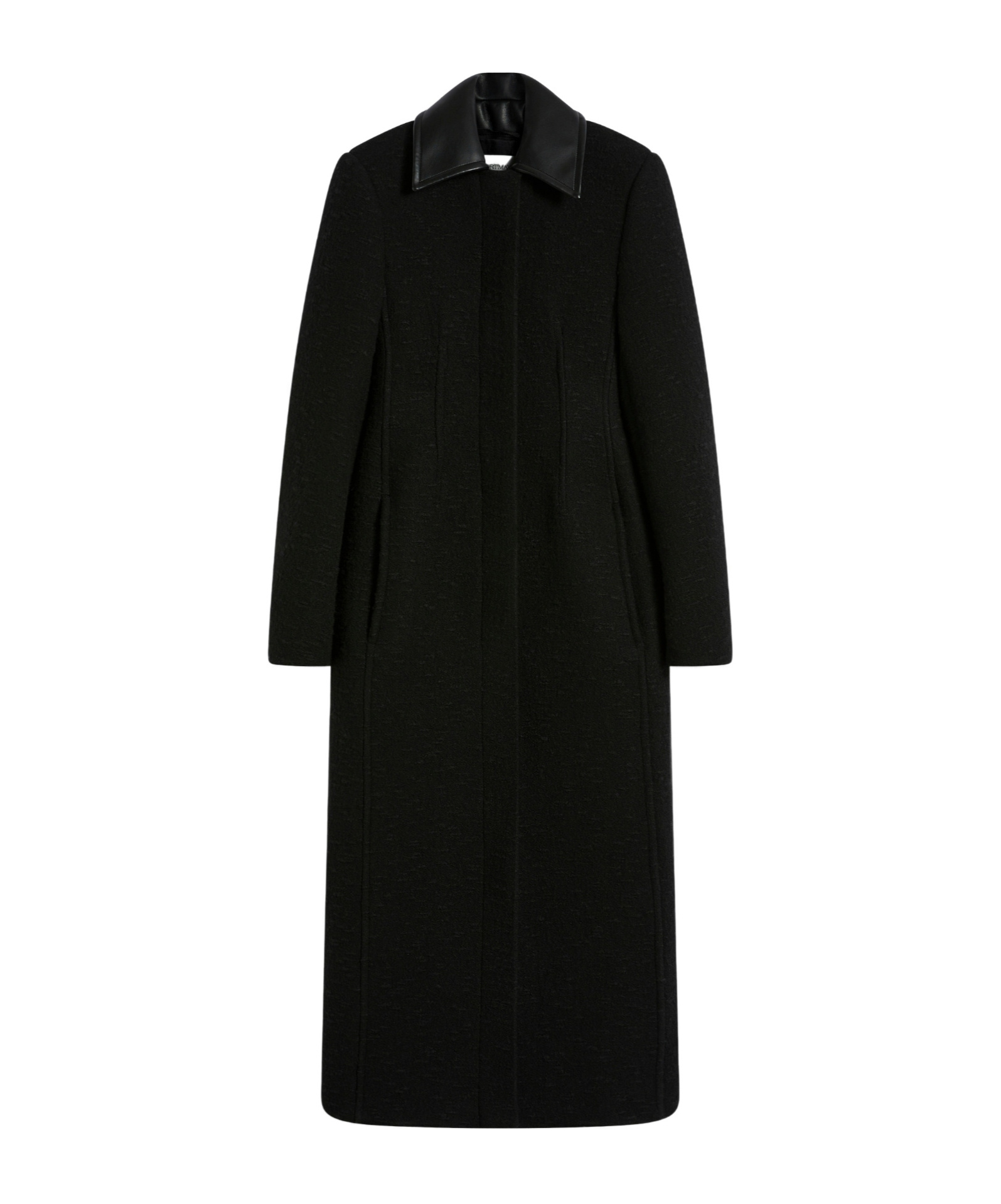 Sportmax Wool Coat In Black