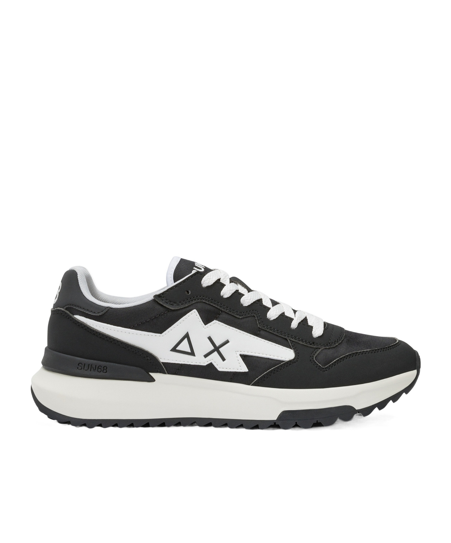 Sun 68 Sun68 Niki 2.0 Solid Black Sneakers In Black